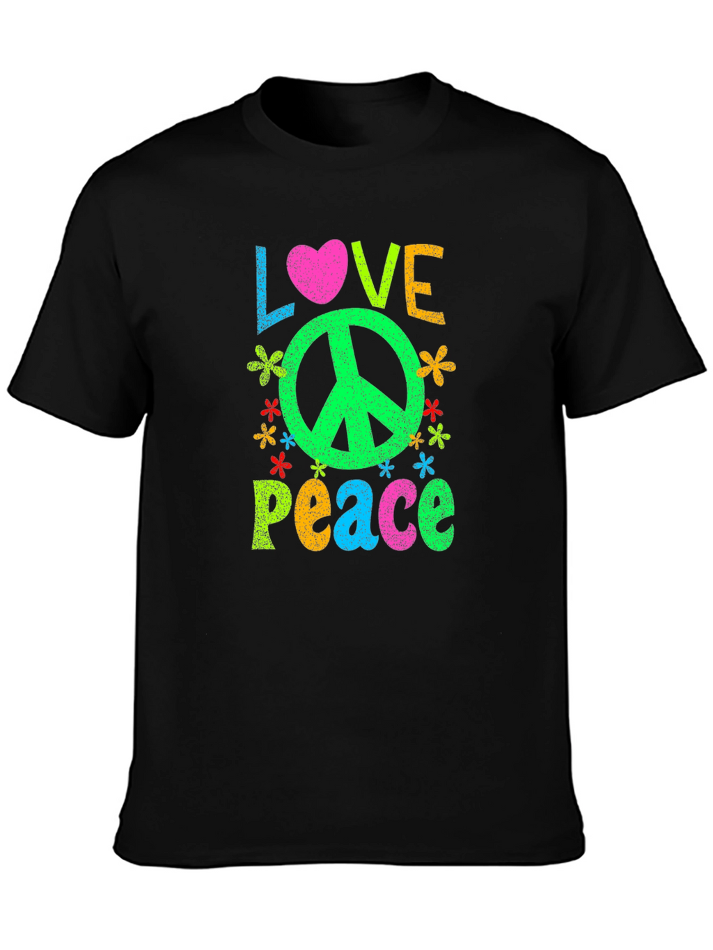Love and Peace Graphic T-Shirt