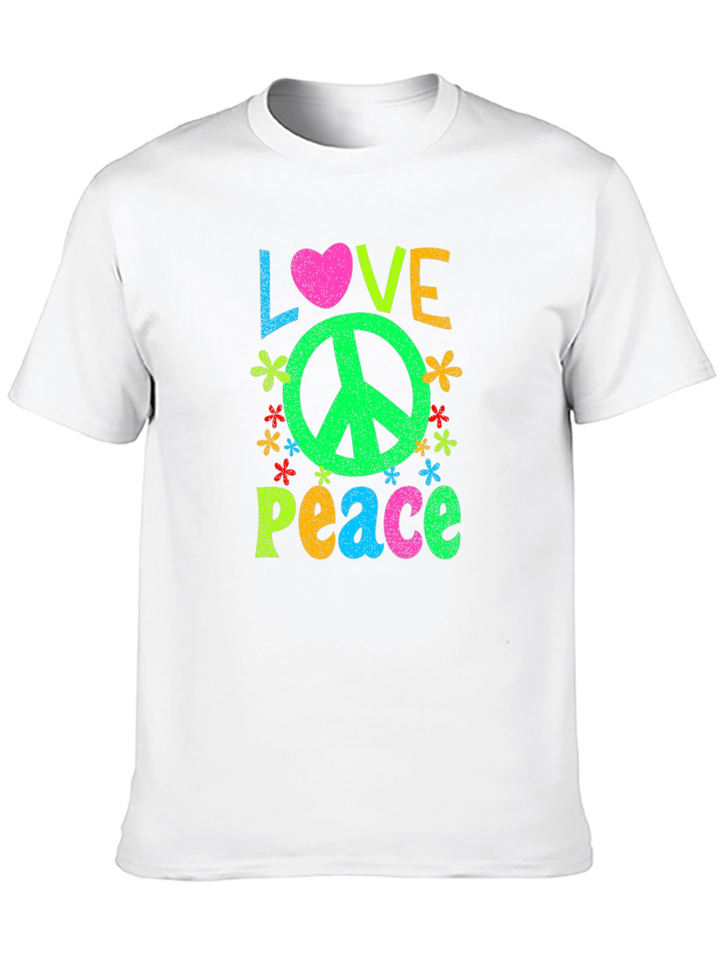 Love and Peace Graphic T-Shirt