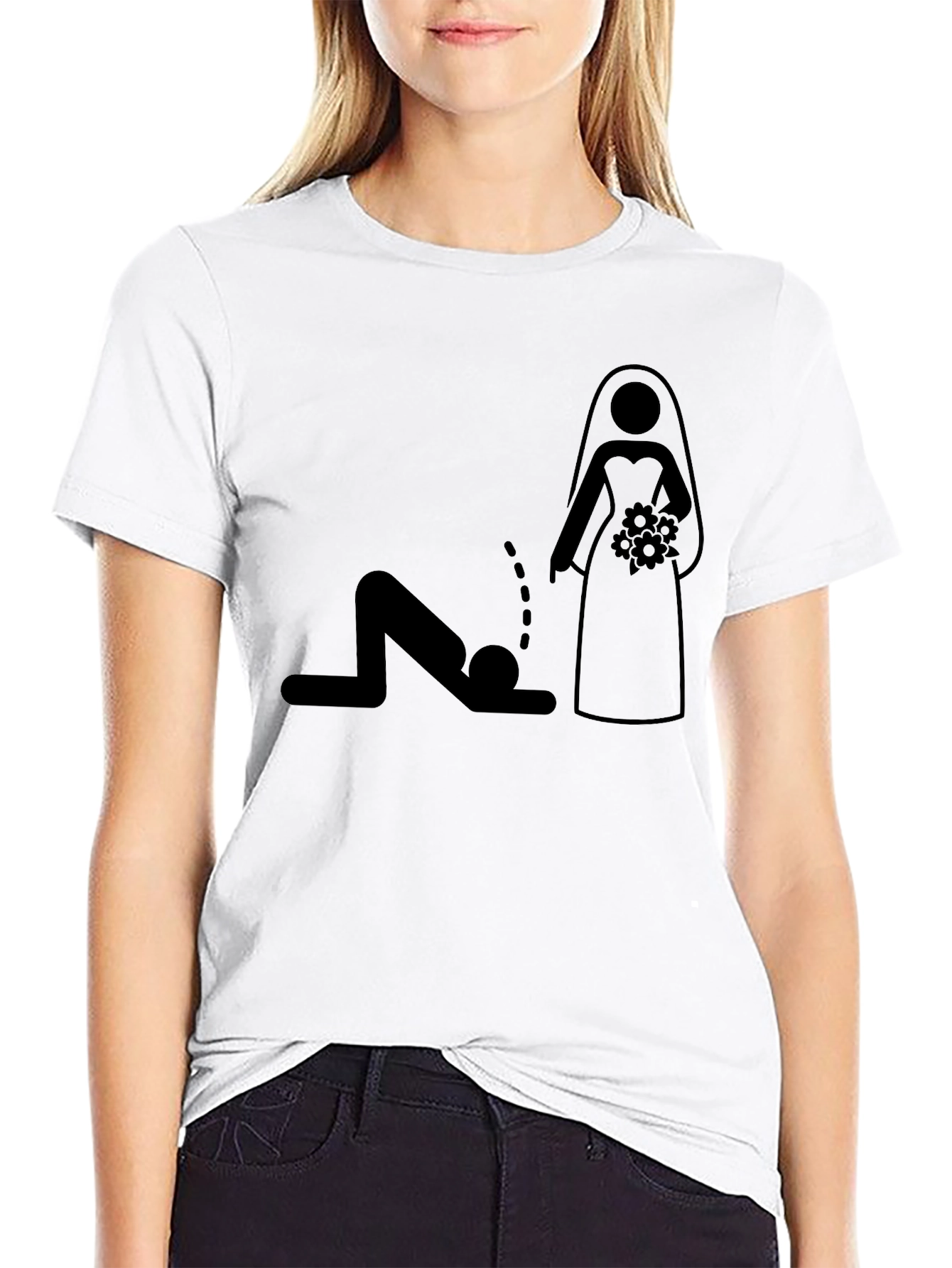 Funny Groom Stick Figure T-Shirt