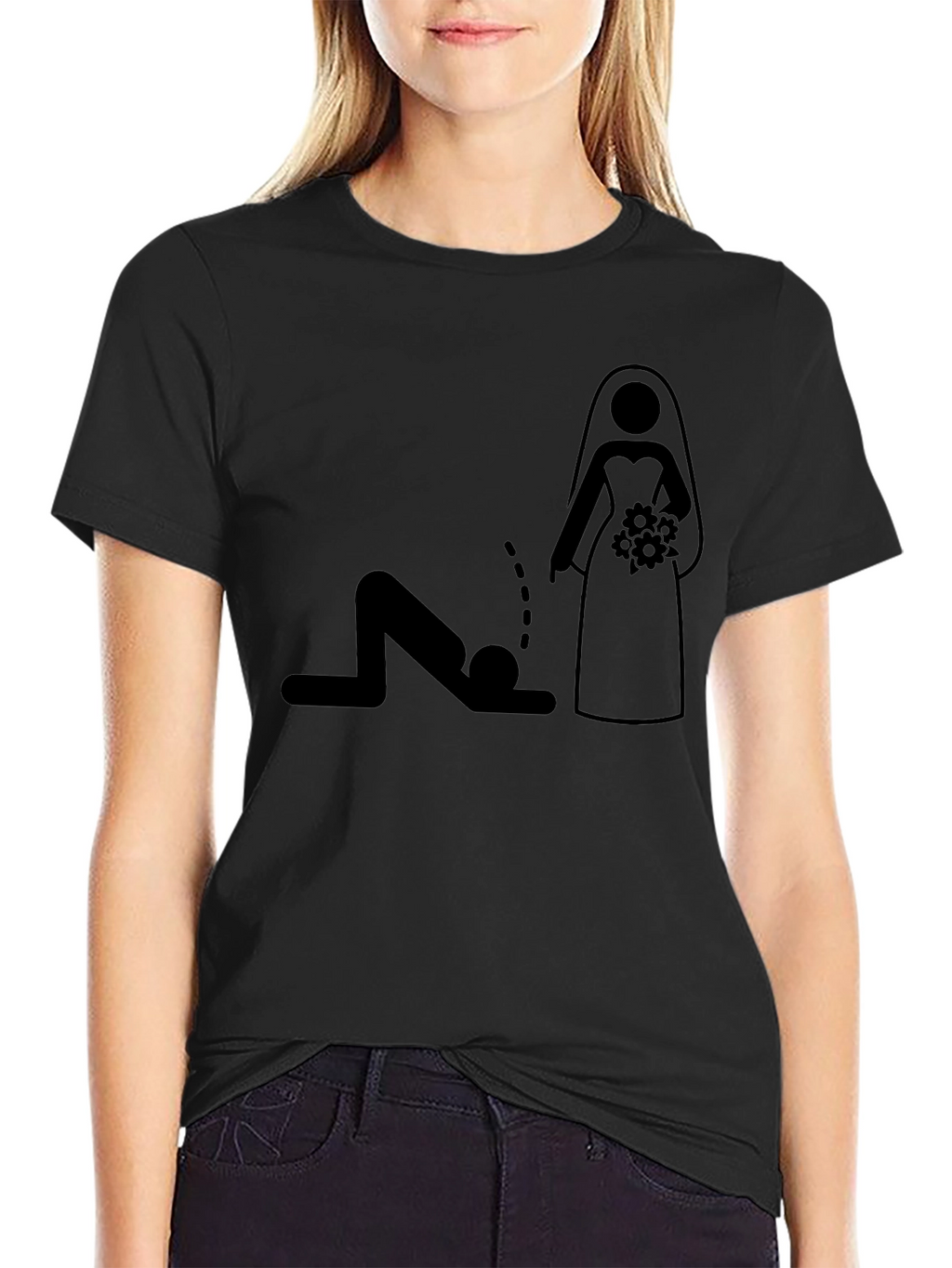 Funny Groom Stick Figure T-Shirt