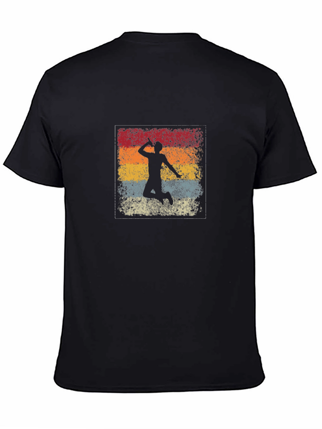 Retro Badminton Player T-Shirt