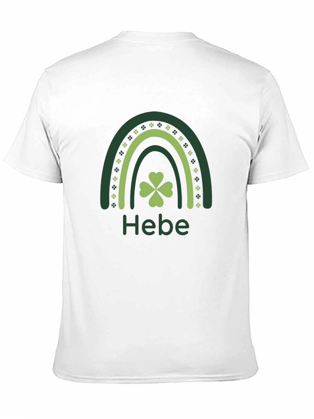 St Patricks Day Rainbow Hebe T-Shirt