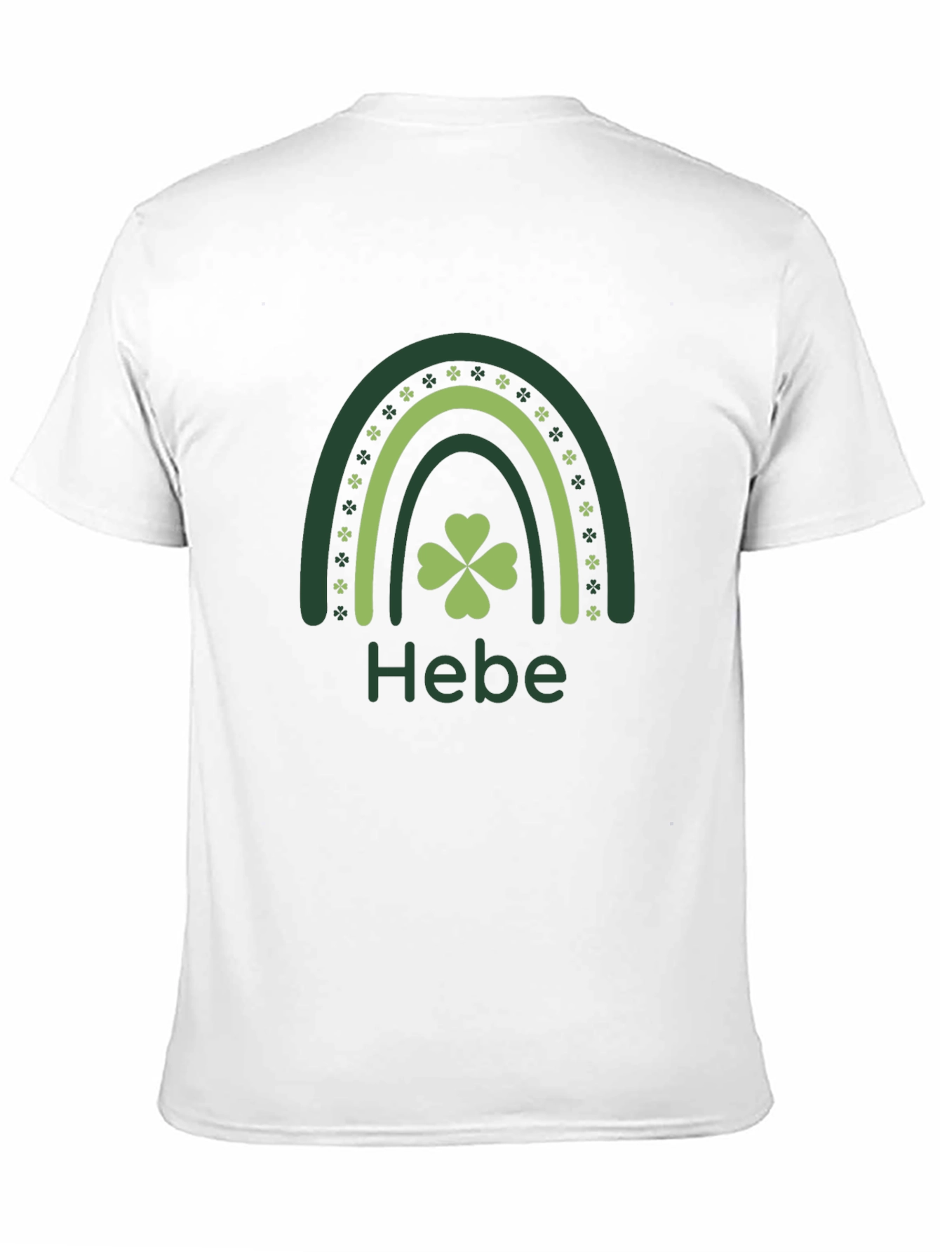 St Patricks Day Rainbow Hebe T-Shirt