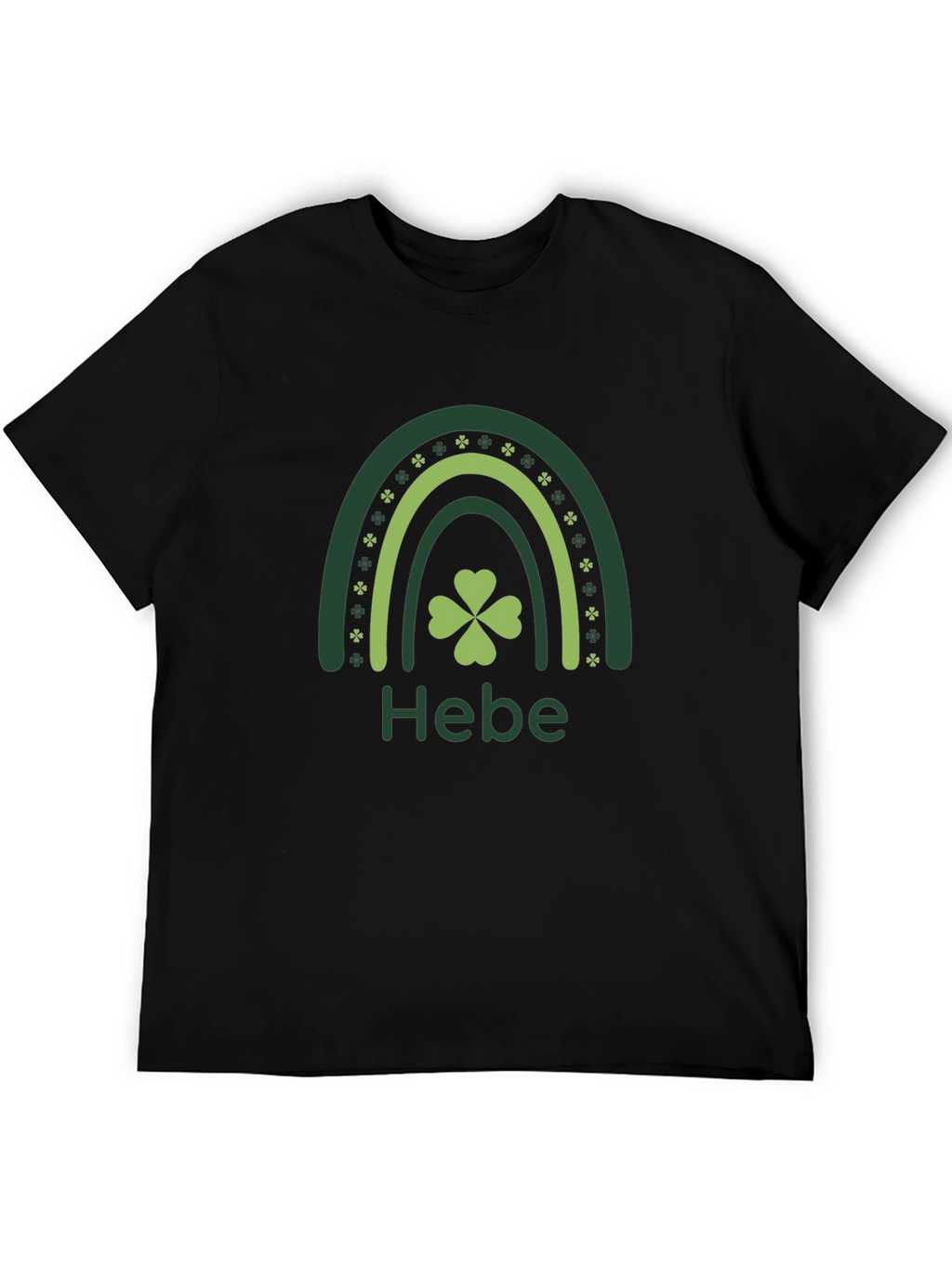 St Patricks Day Rainbow Hebe T-Shirt