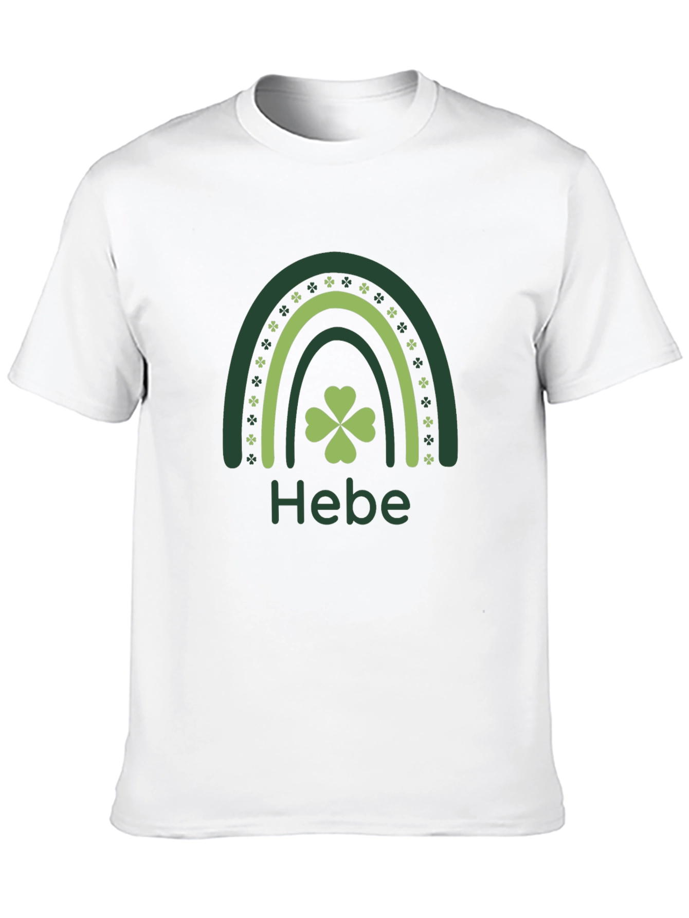 St Patricks Day Rainbow Hebe T-Shirt
