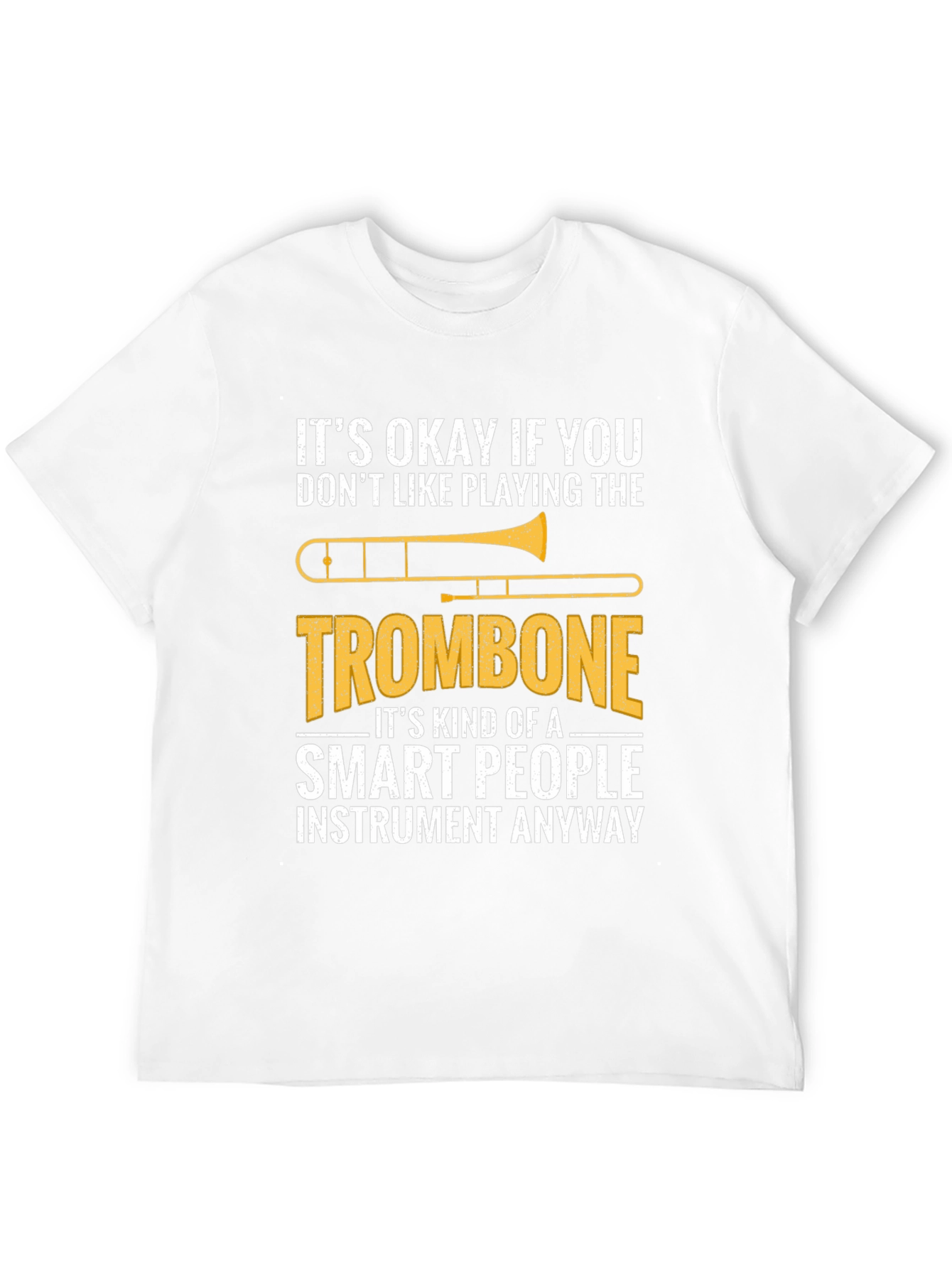 Smart People Trombone Player Funny Musician T-Shirt