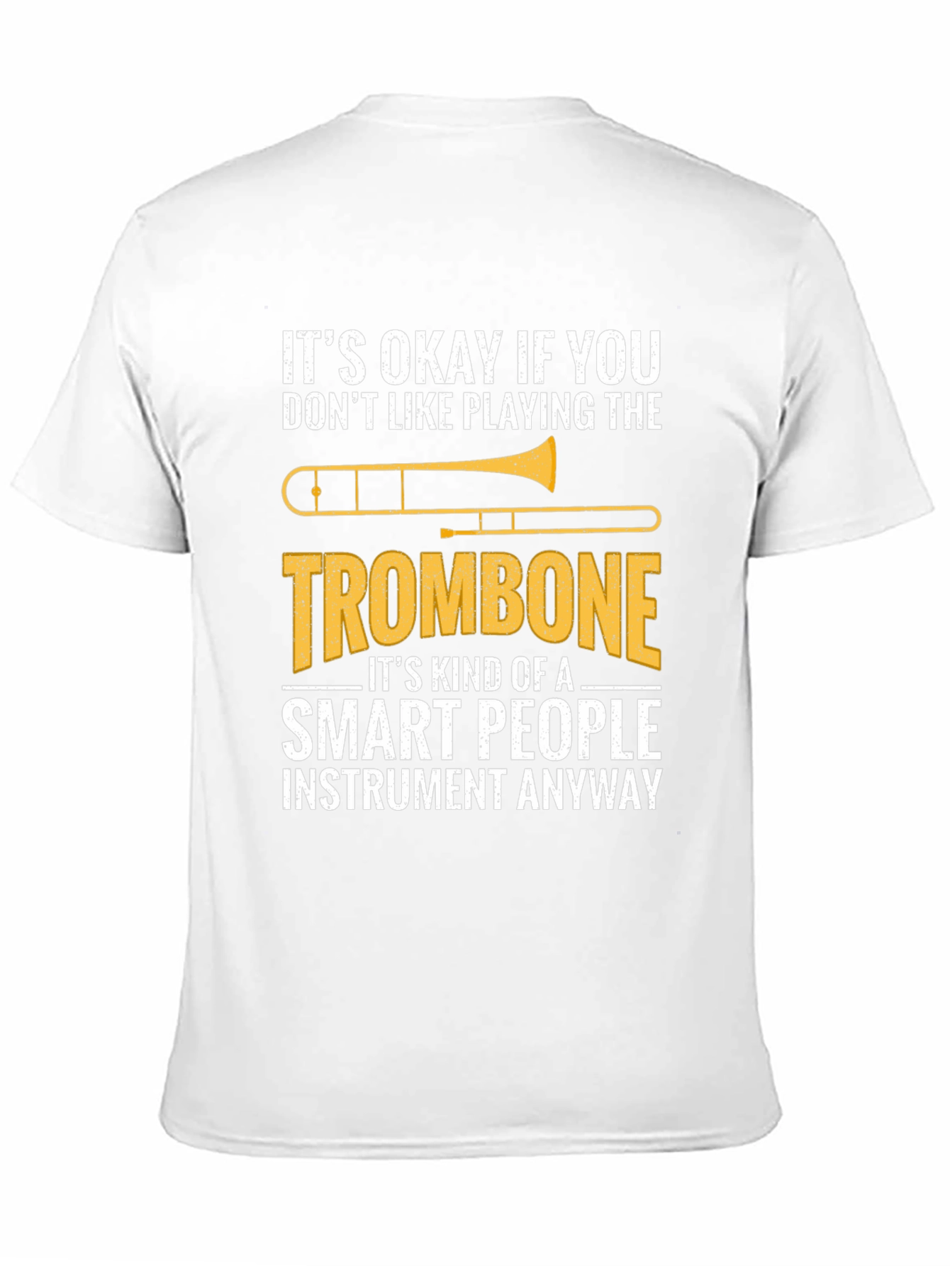 Smart People Trombone Player Funny Musician T-Shirt
