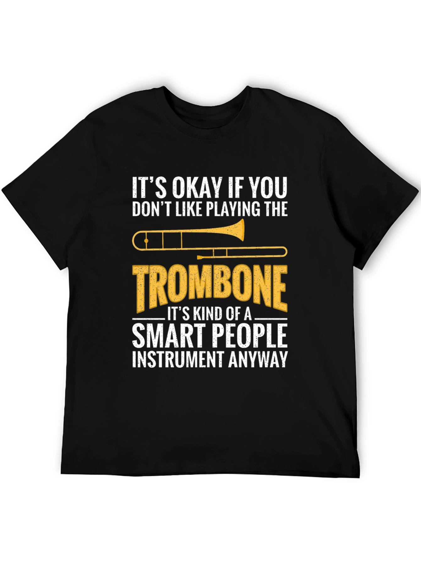 Smart People Trombone Player Funny Musician T-Shirt