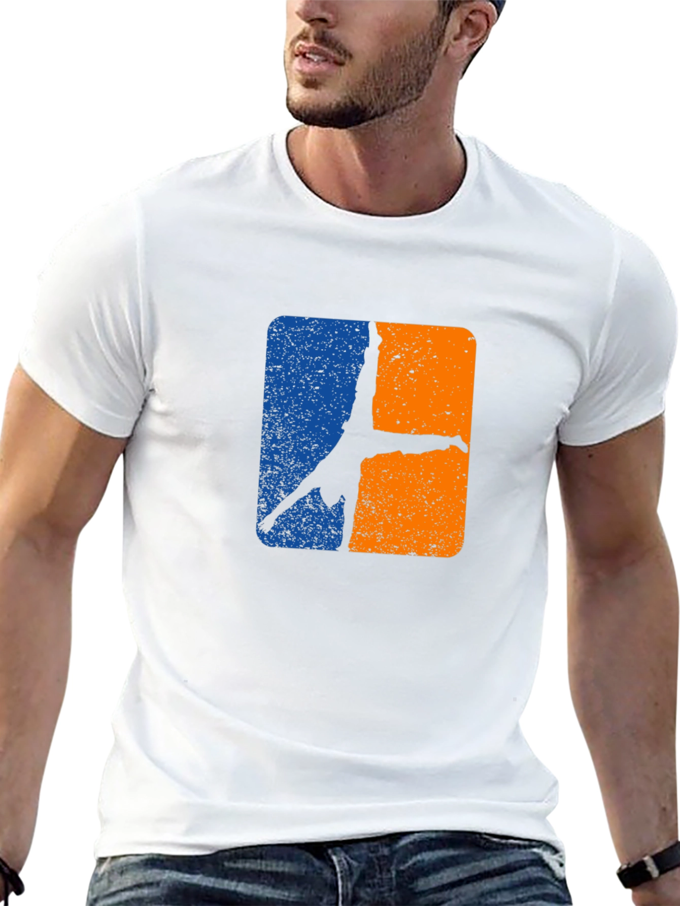 Gymnast Handstand Graphic Tee - Black