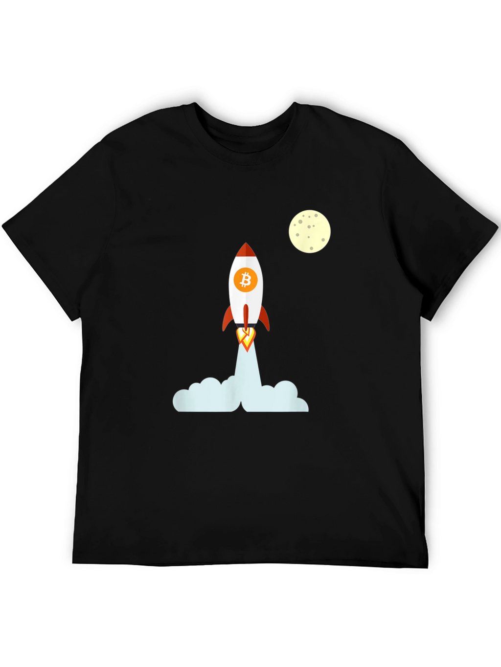 Bitcoin Rocket to the Moon T-Shirt