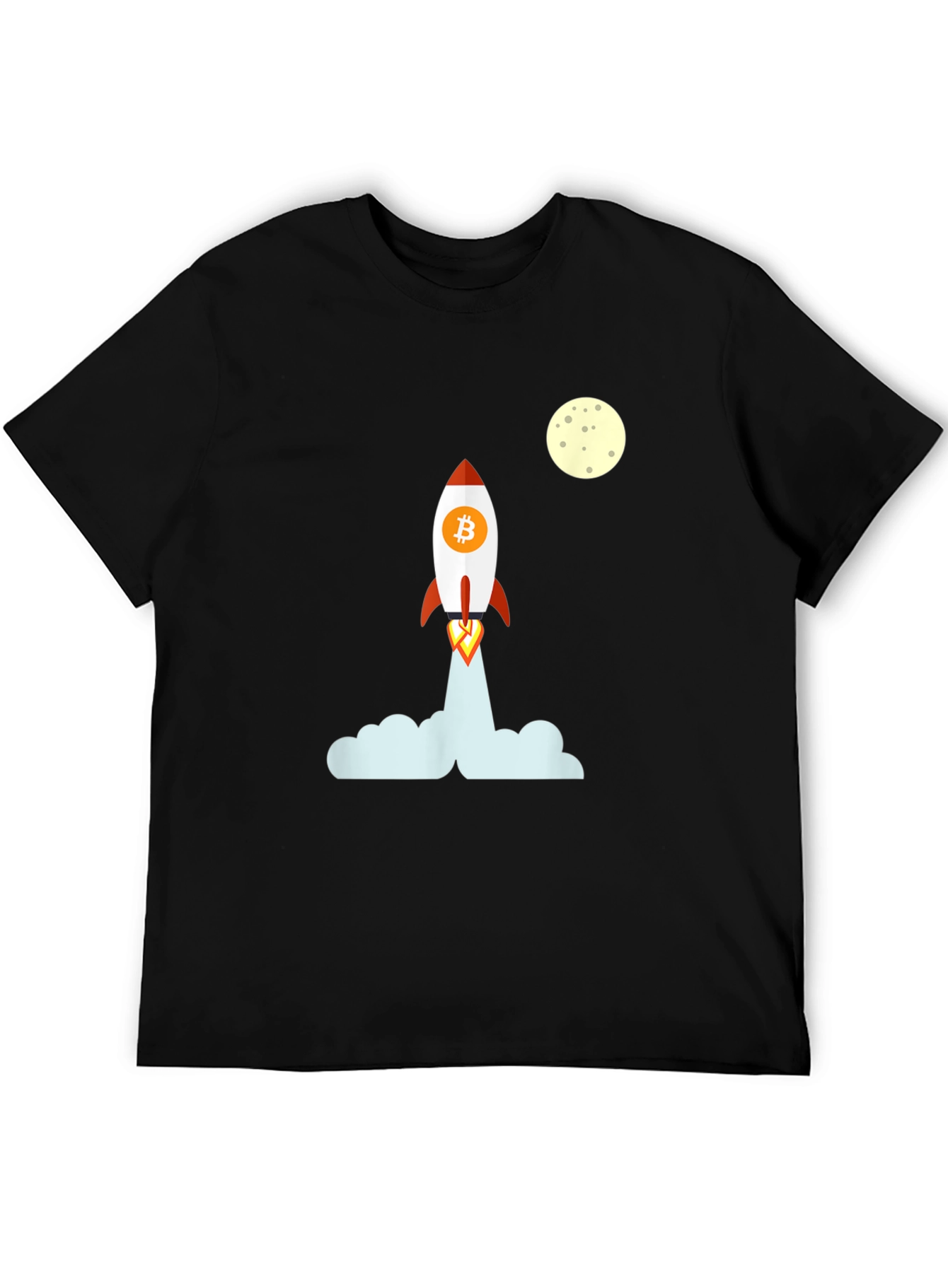Bitcoin Rocket to the Moon T-Shirt