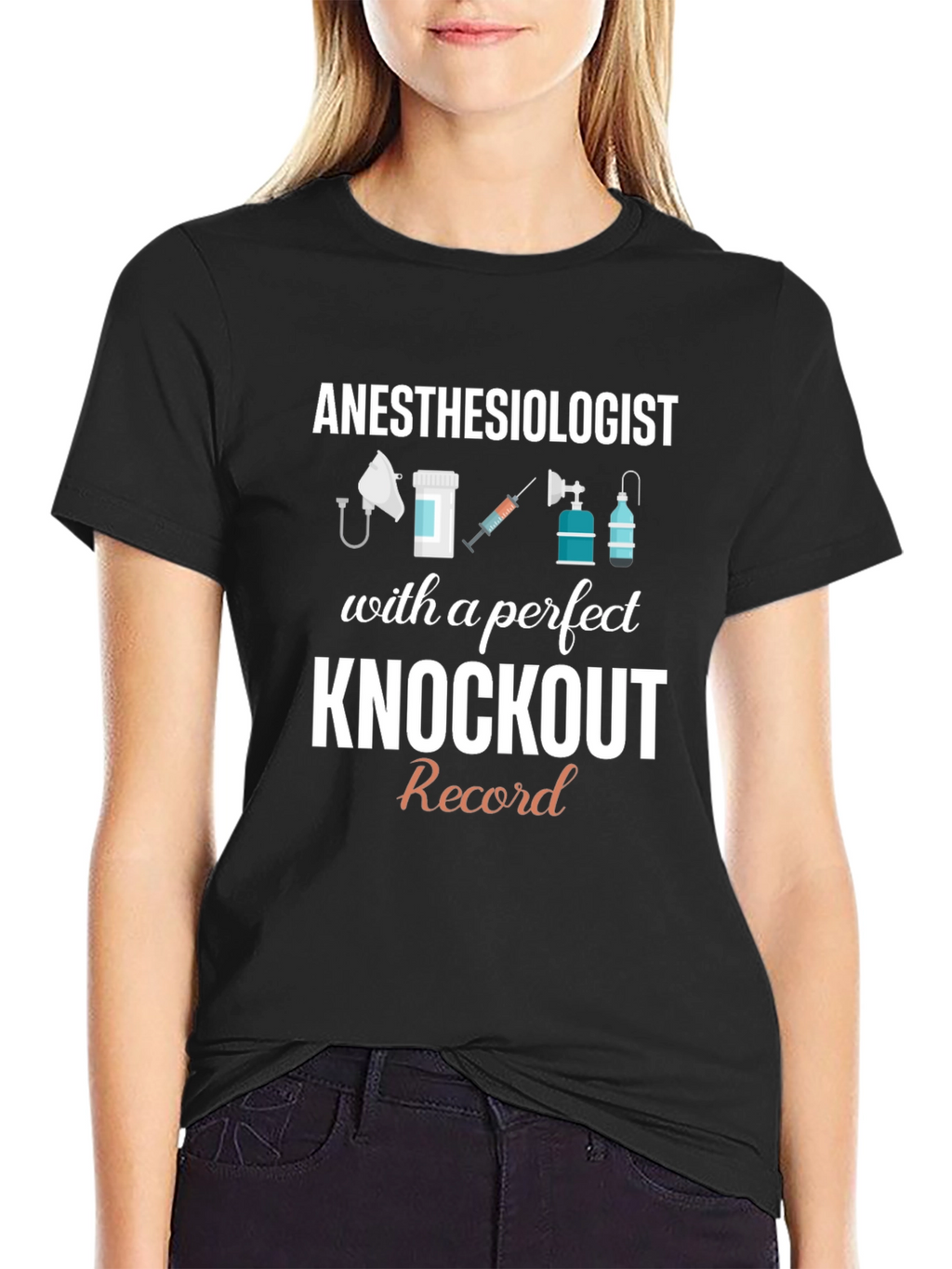 Anesthesiologist Knockout Record T-Shirt