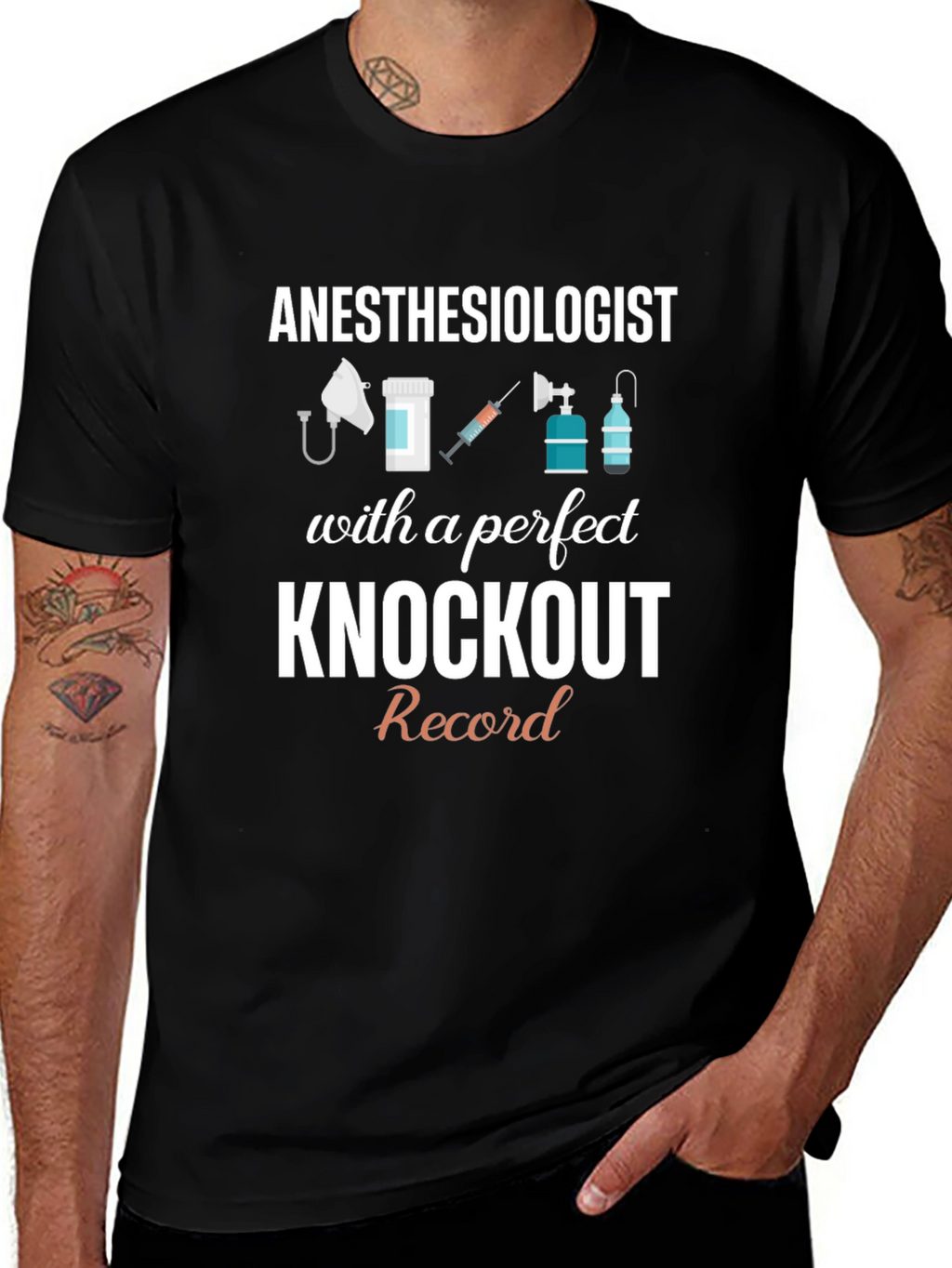 Anesthesiologist Knockout Record T-Shirt