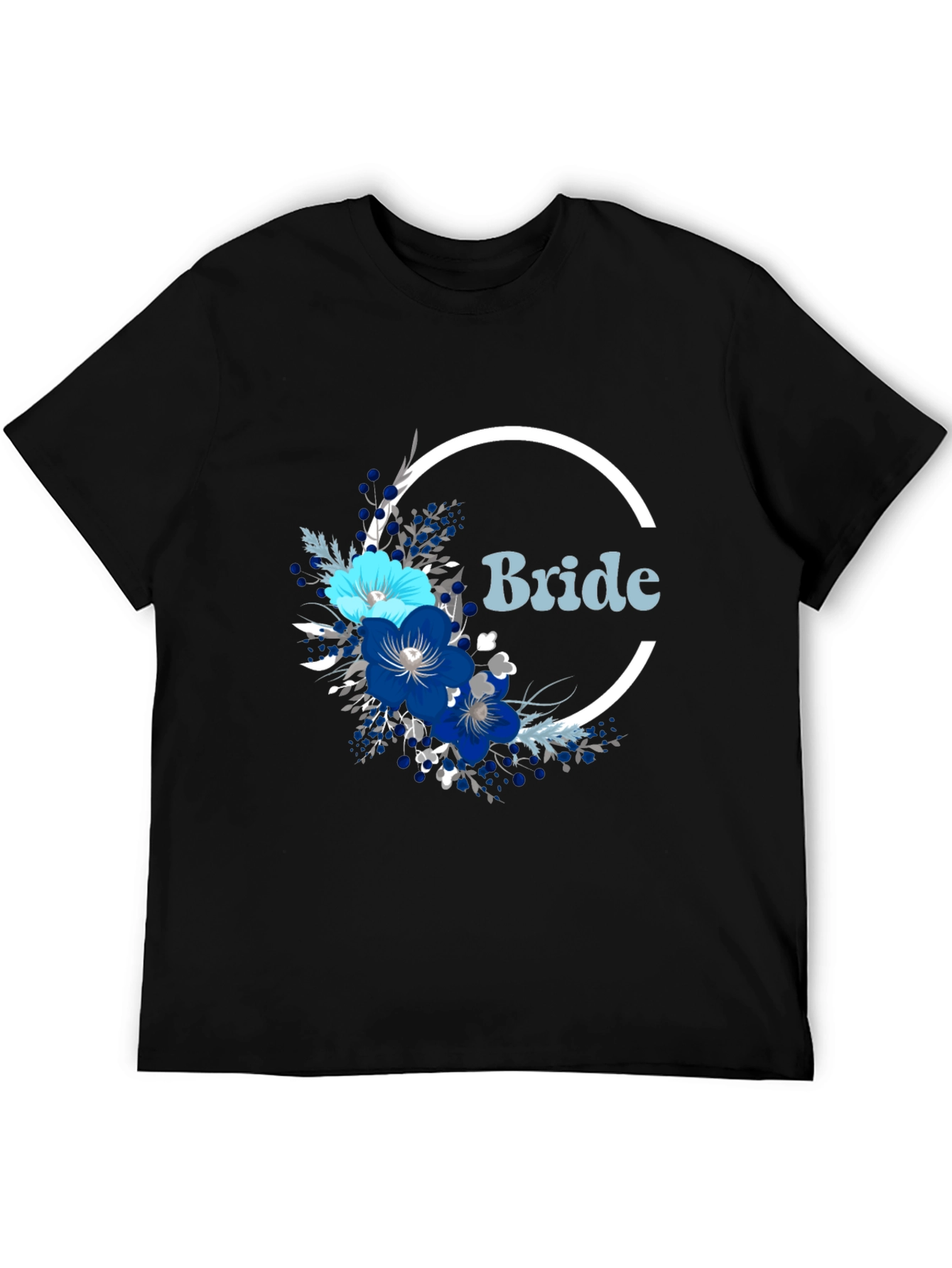 Bride Floral T-Shirt - Modern Wedding Apparel