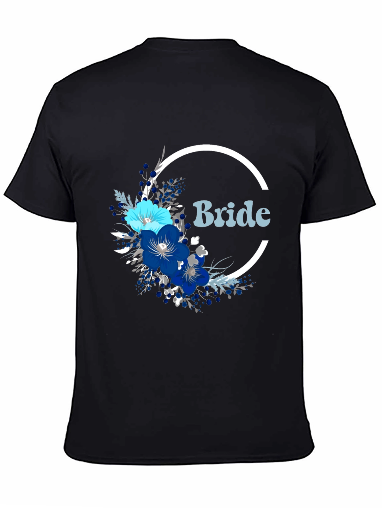 Bride Floral T-Shirt - Modern Wedding Apparel