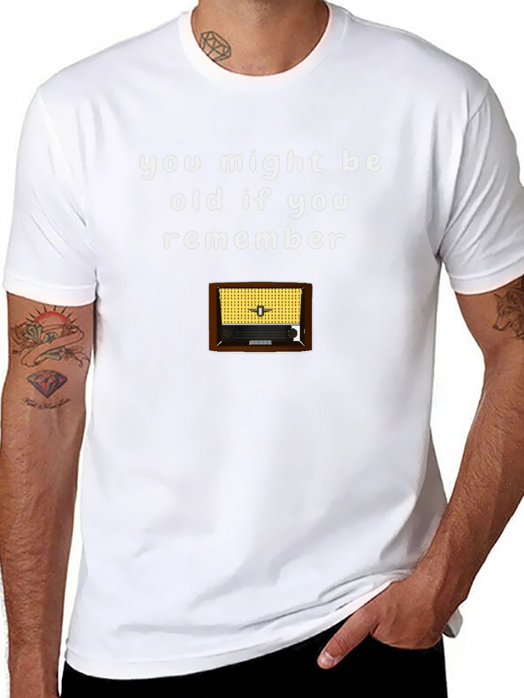 Retro Radio T-Shirt - You Might Be Old