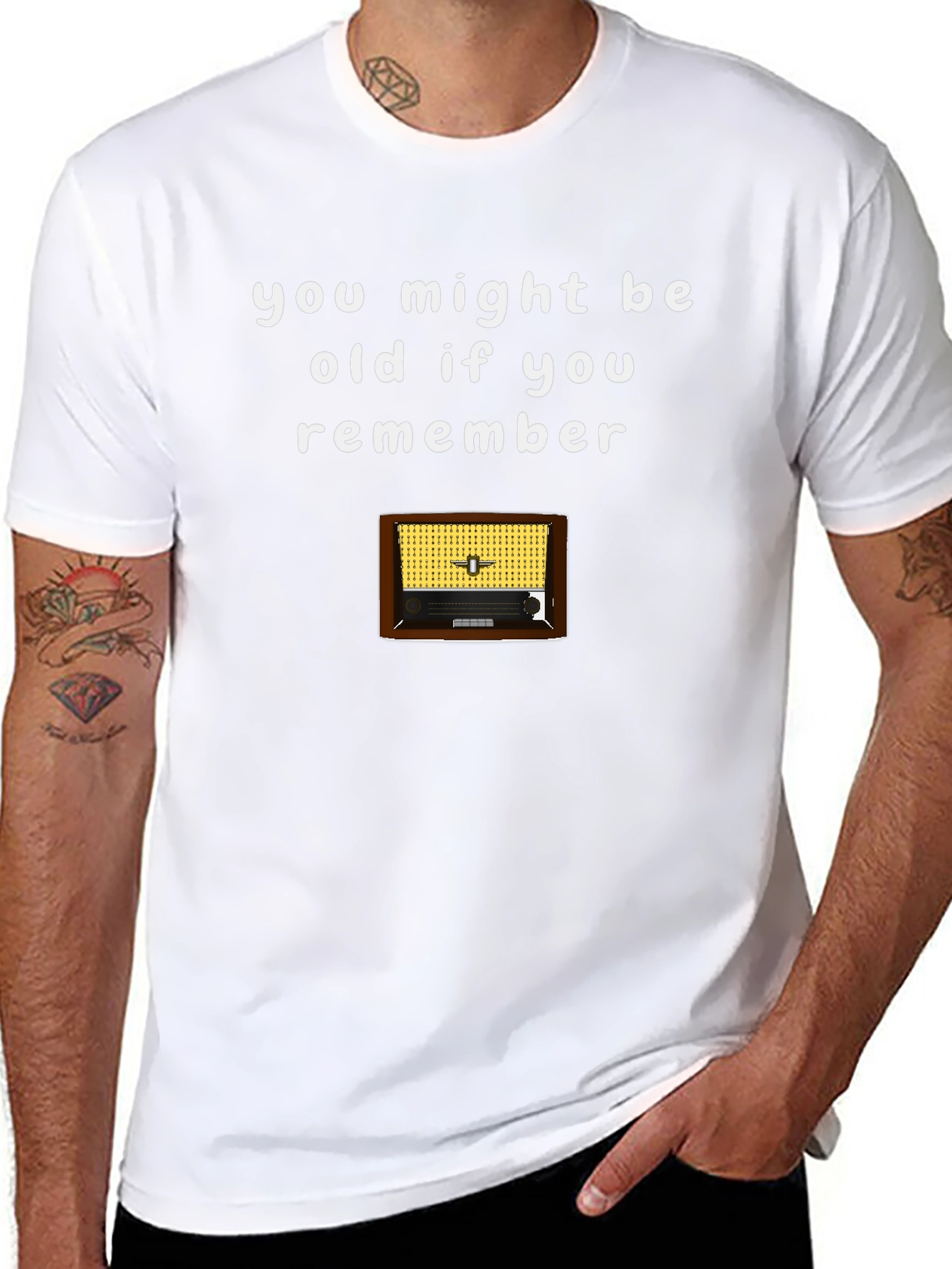 Retro Radio T-Shirt - You Might Be Old