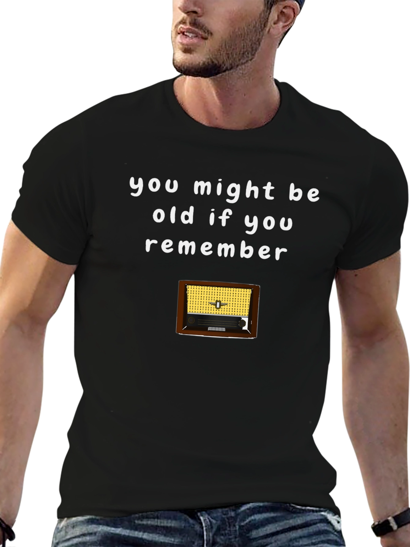 Retro Radio T-Shirt - You Might Be Old