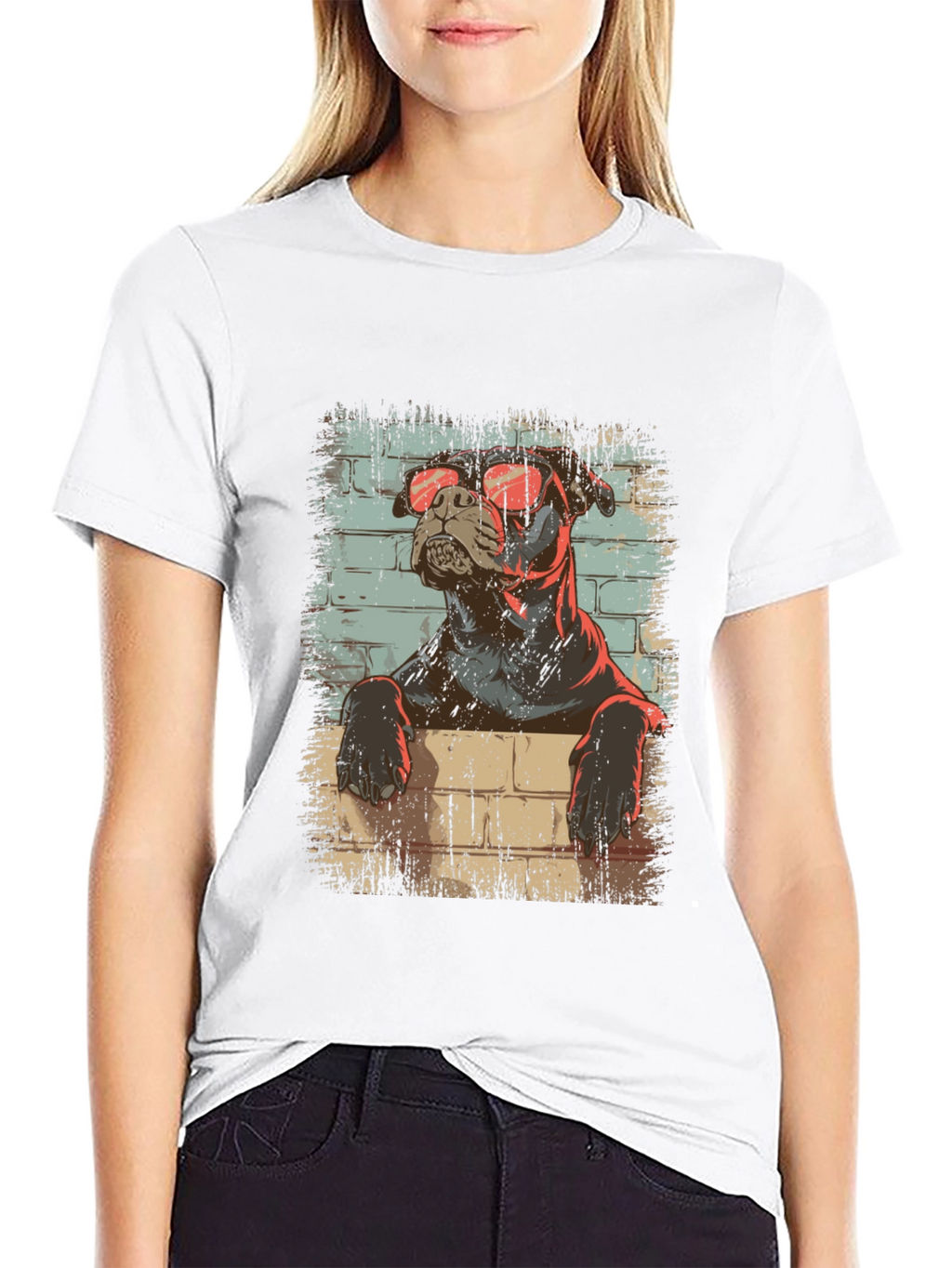Cool Dog Graphic T-Shirt