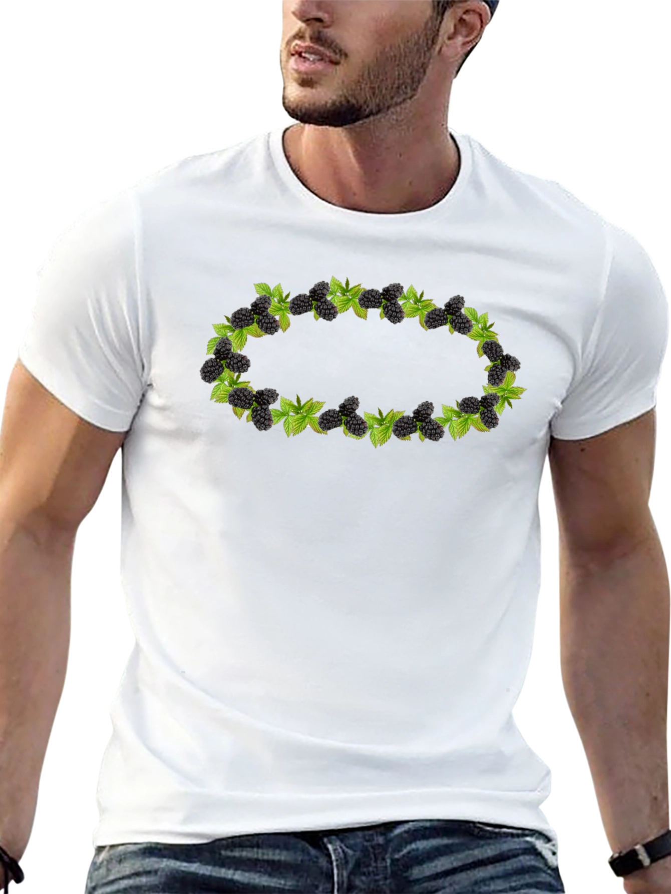 Blackberry Wreath Graphic Tee
