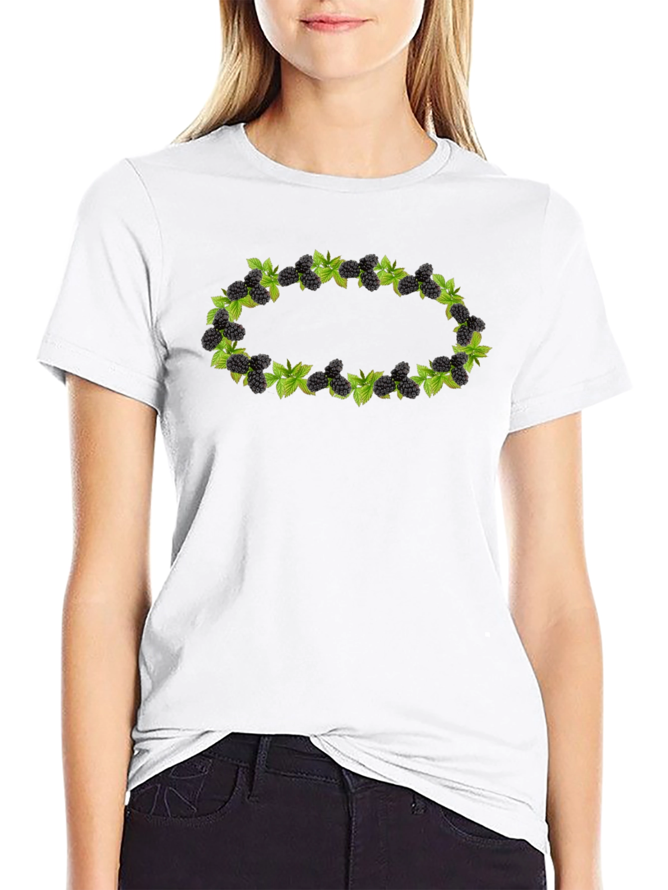Blackberry Wreath Graphic Tee