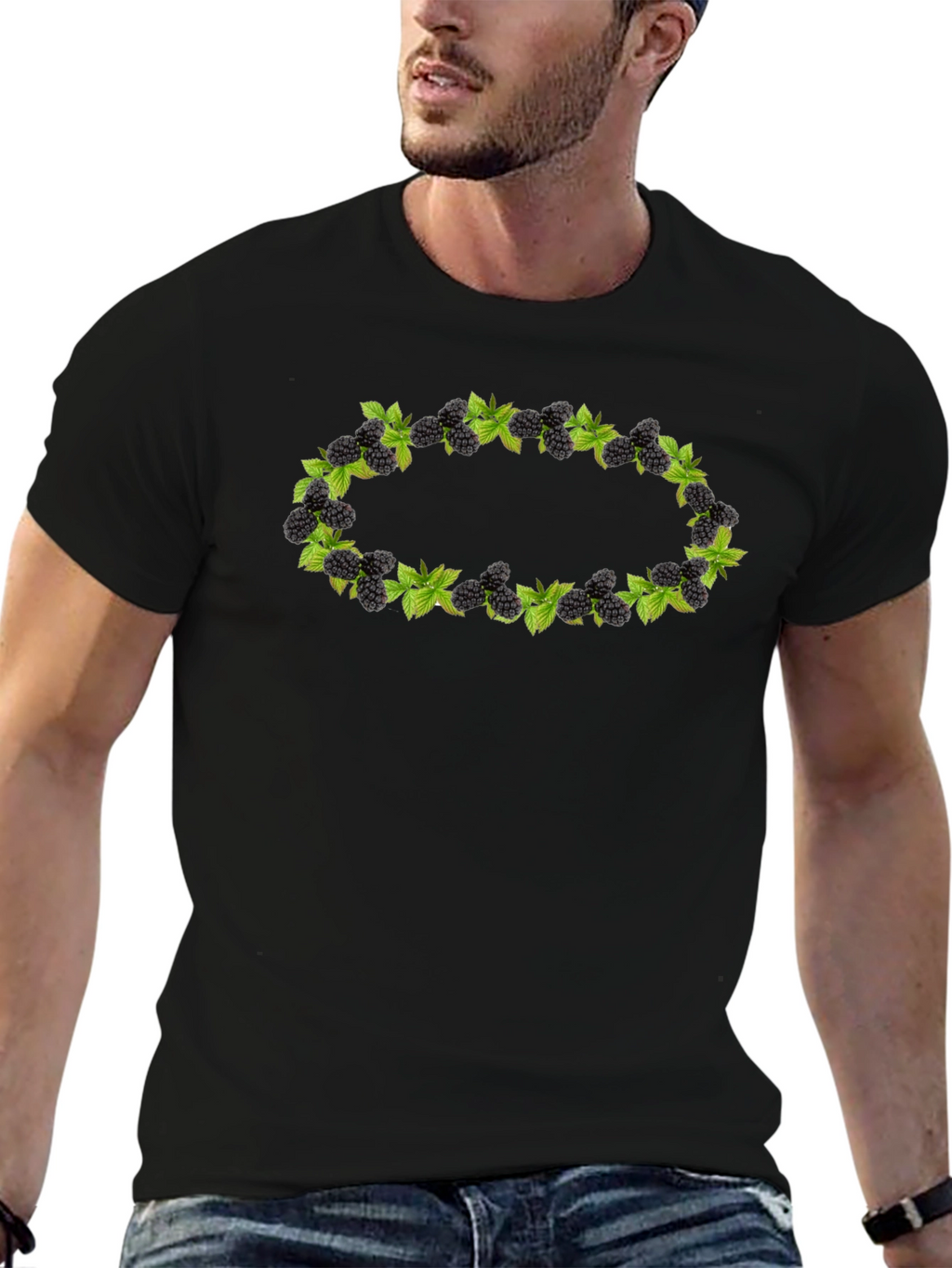 Blackberry Wreath Graphic Tee