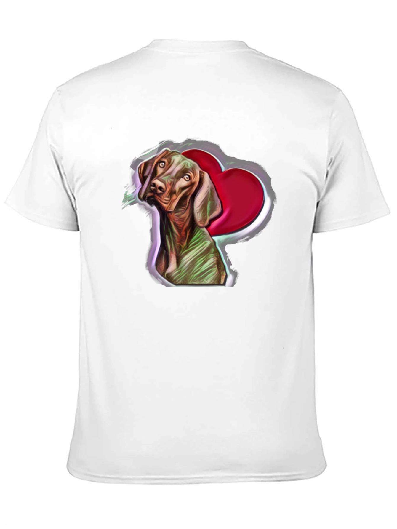 Dog Heart T-Shirt: Cute Pet Graphic Tee