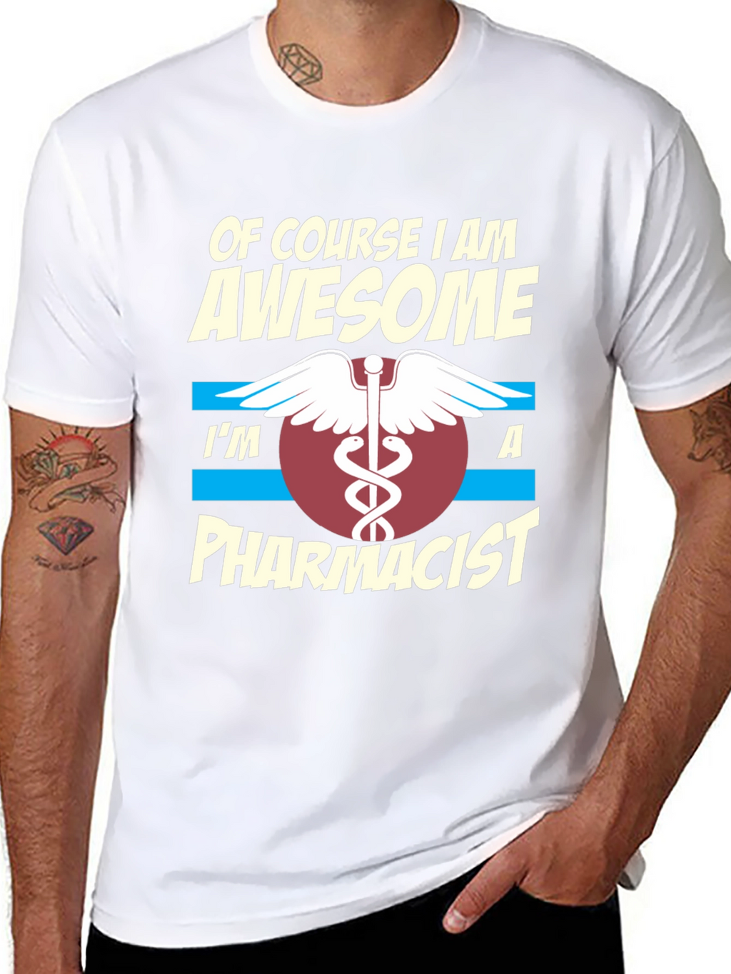 Awesome Pharmacist T-Shirt Funny Rx Medicine Tee