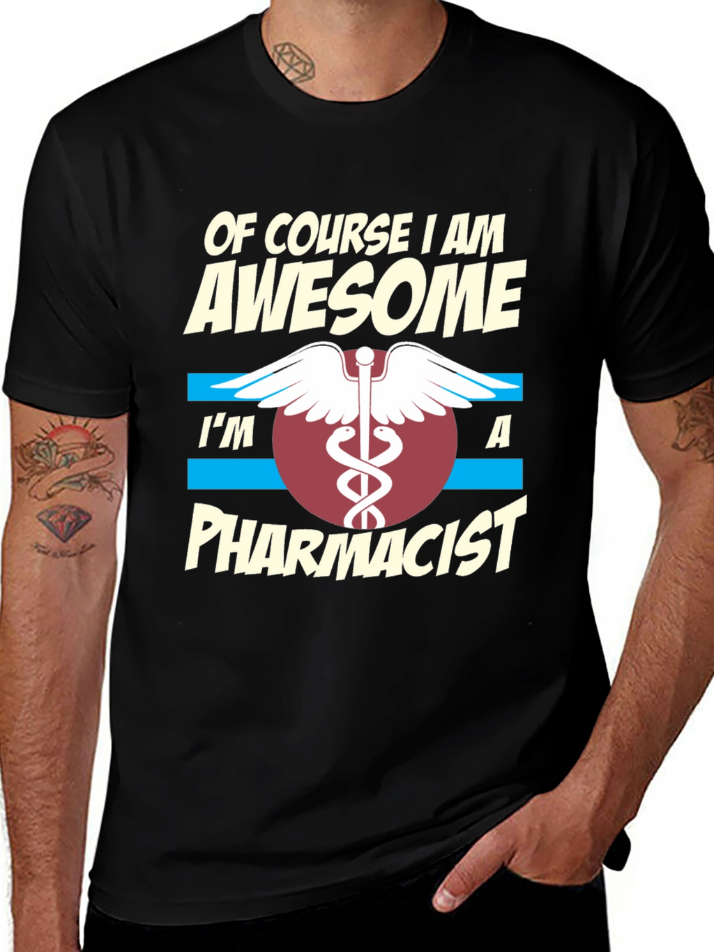 Awesome Pharmacist T-Shirt Funny Rx Medicine Tee