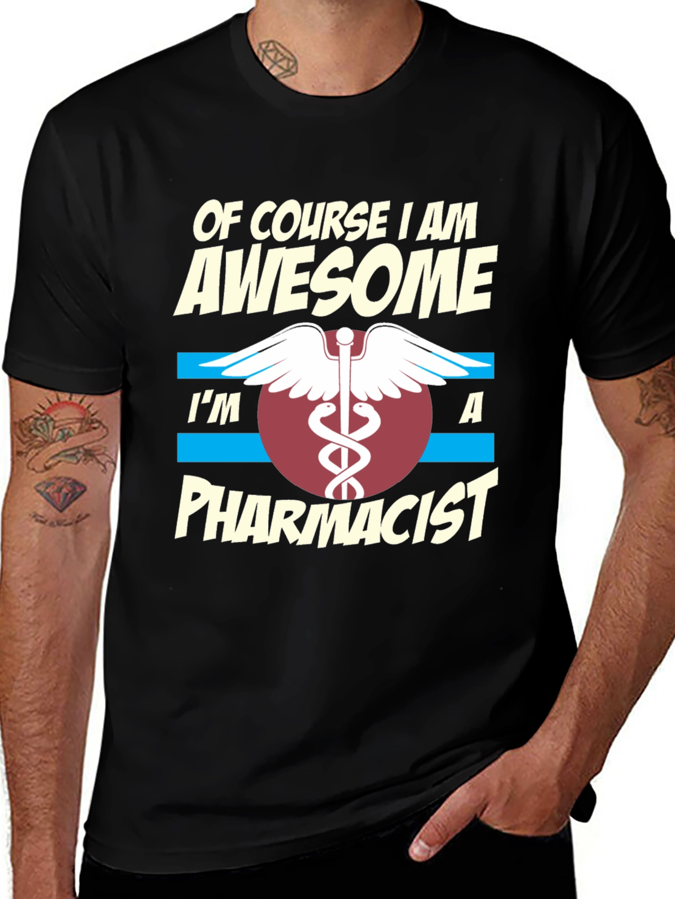 Awesome Pharmacist T-Shirt Funny Rx Medicine Tee