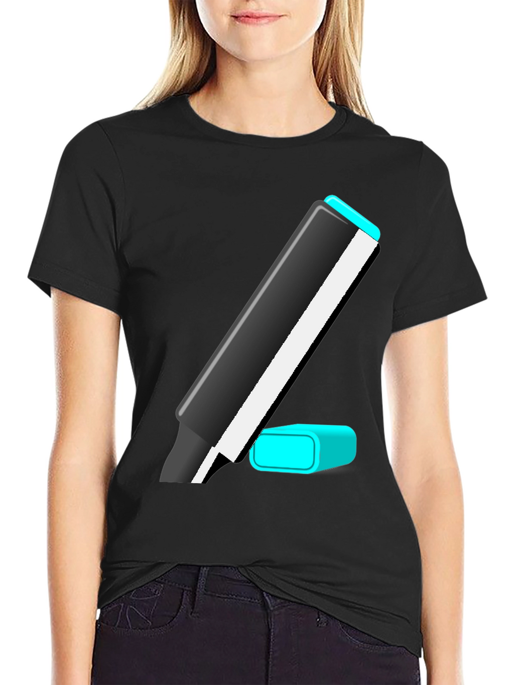 Marker Graphic Tee - Casual Style