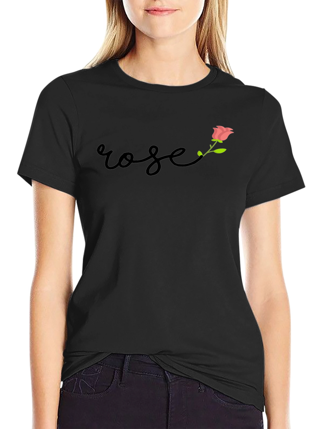Rose Graphic Tee - Stylish Casual Wear