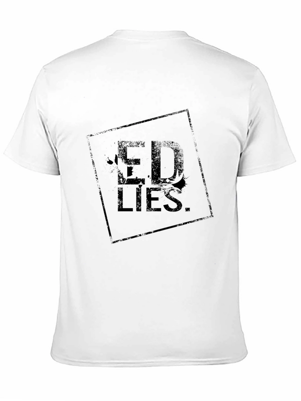 Ed Lies Black Graphic Tee