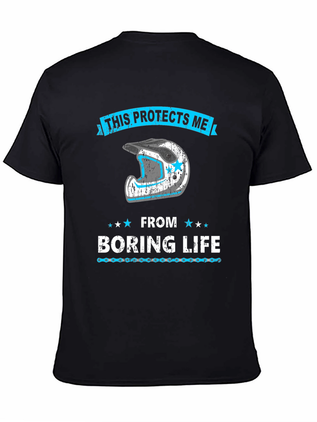 Protective Motocross Helmet Graphic Tee