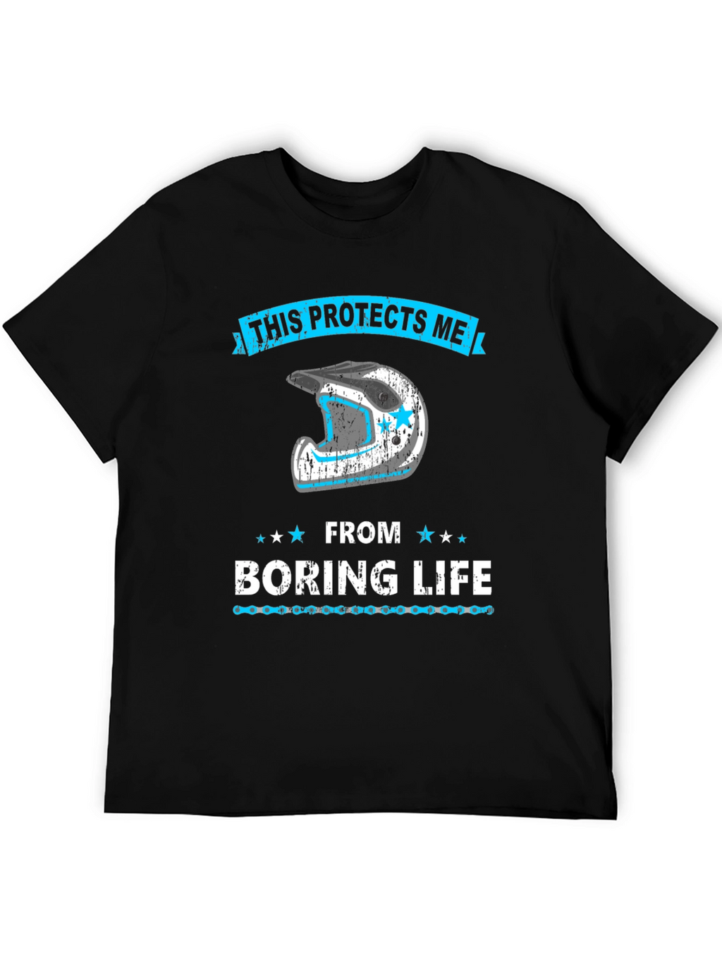 Protective Motocross Helmet Graphic Tee