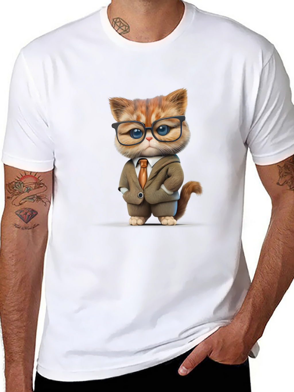 Cat Boss T-Shirt - Funny Business Cat Tee