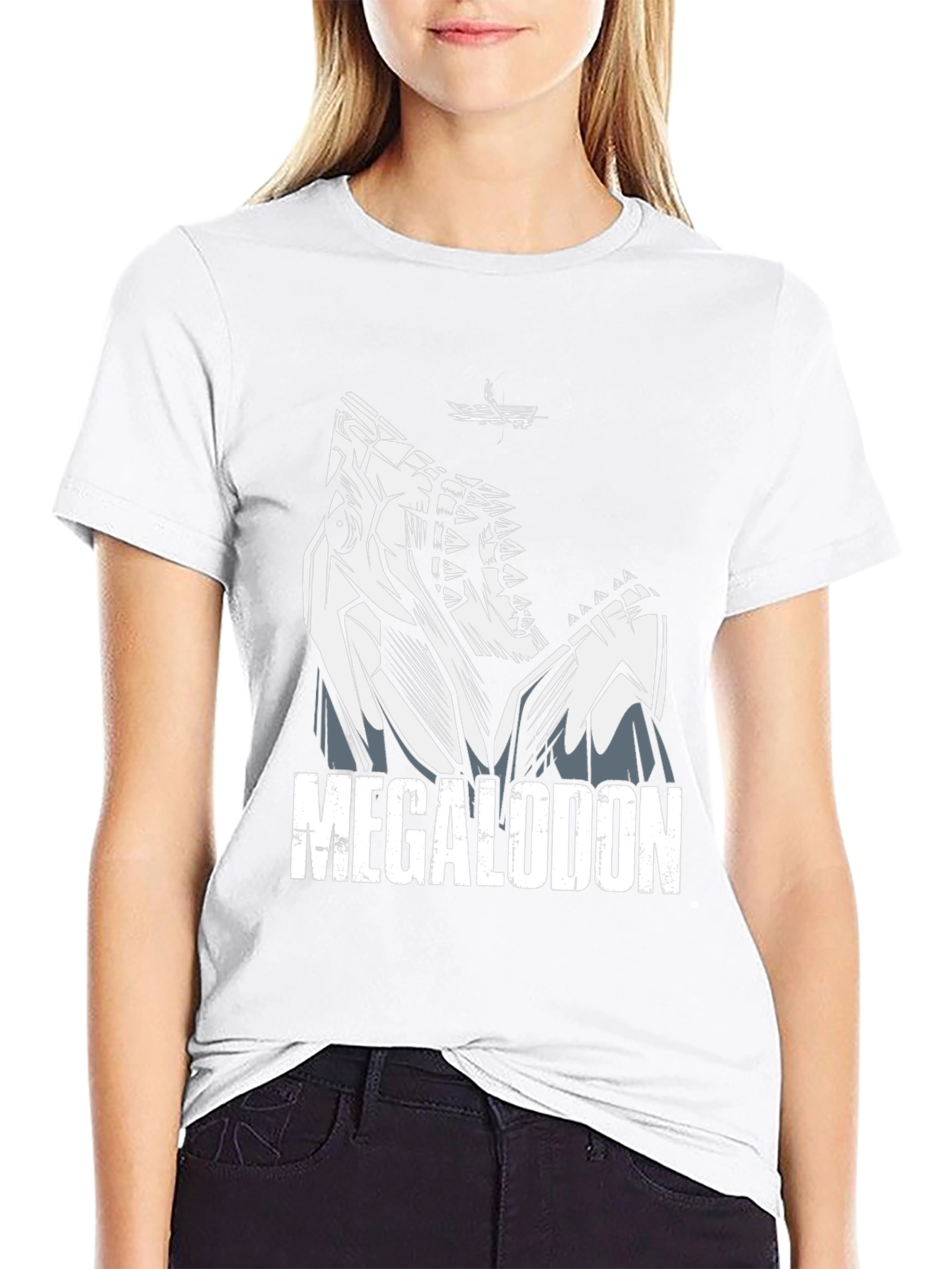 Megalodon Graphic Tee - Shark Lovers T-Shirt