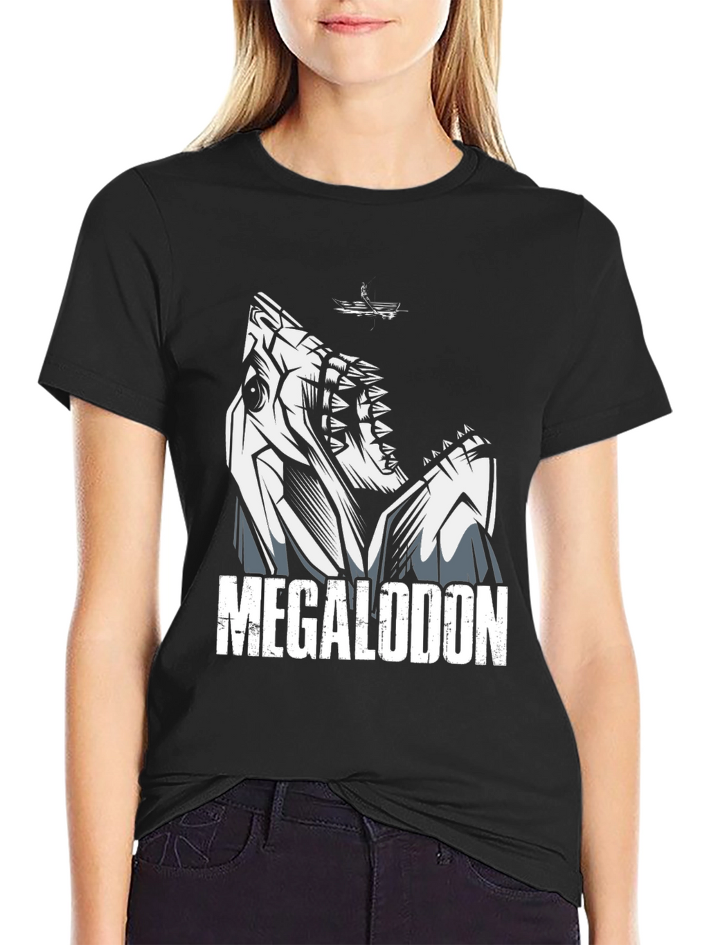 Megalodon Graphic Tee - Shark Lovers T-Shirt