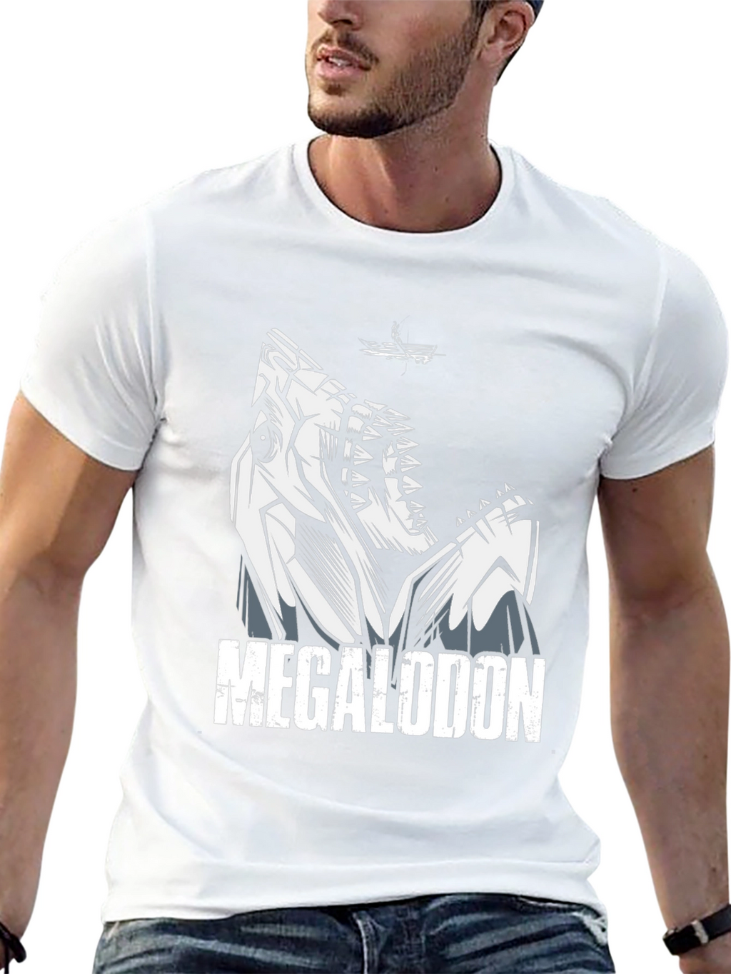 Megalodon Graphic Tee - Shark Lovers T-Shirt