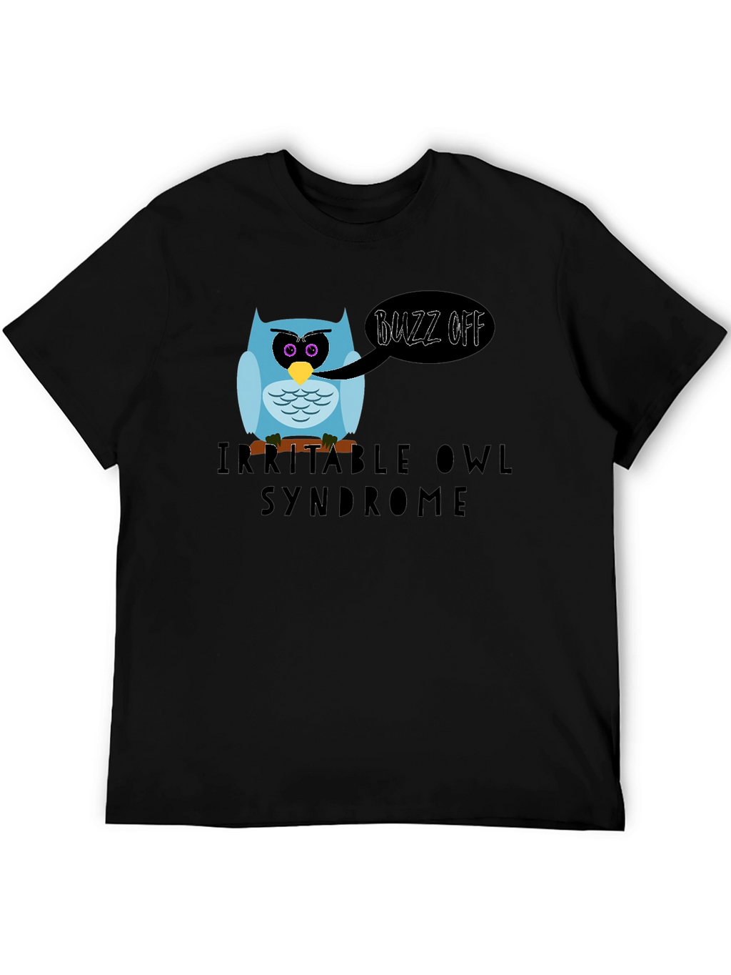 Irritable Owl Syndrome Graphic T-Shirt - Buzz Off!
