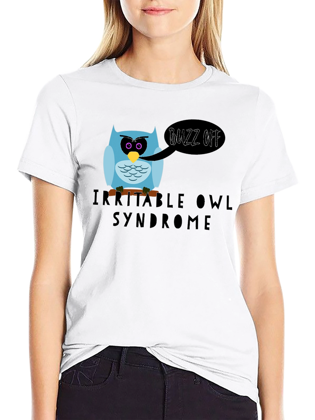 Irritable Owl Syndrome Graphic T-Shirt - Buzz Off!
