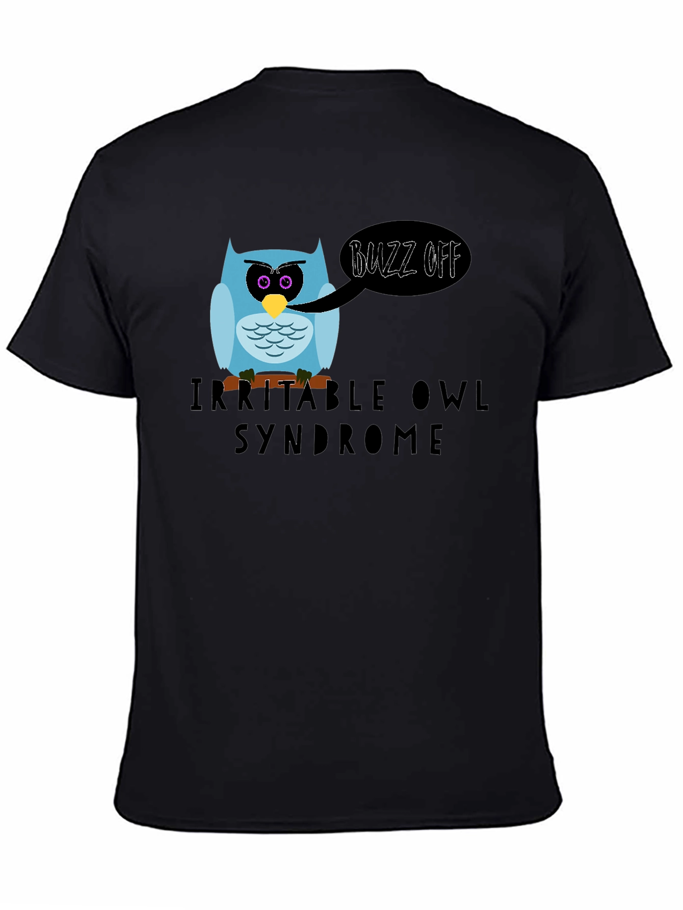 Irritable Owl Syndrome Graphic T-Shirt - Buzz Off!