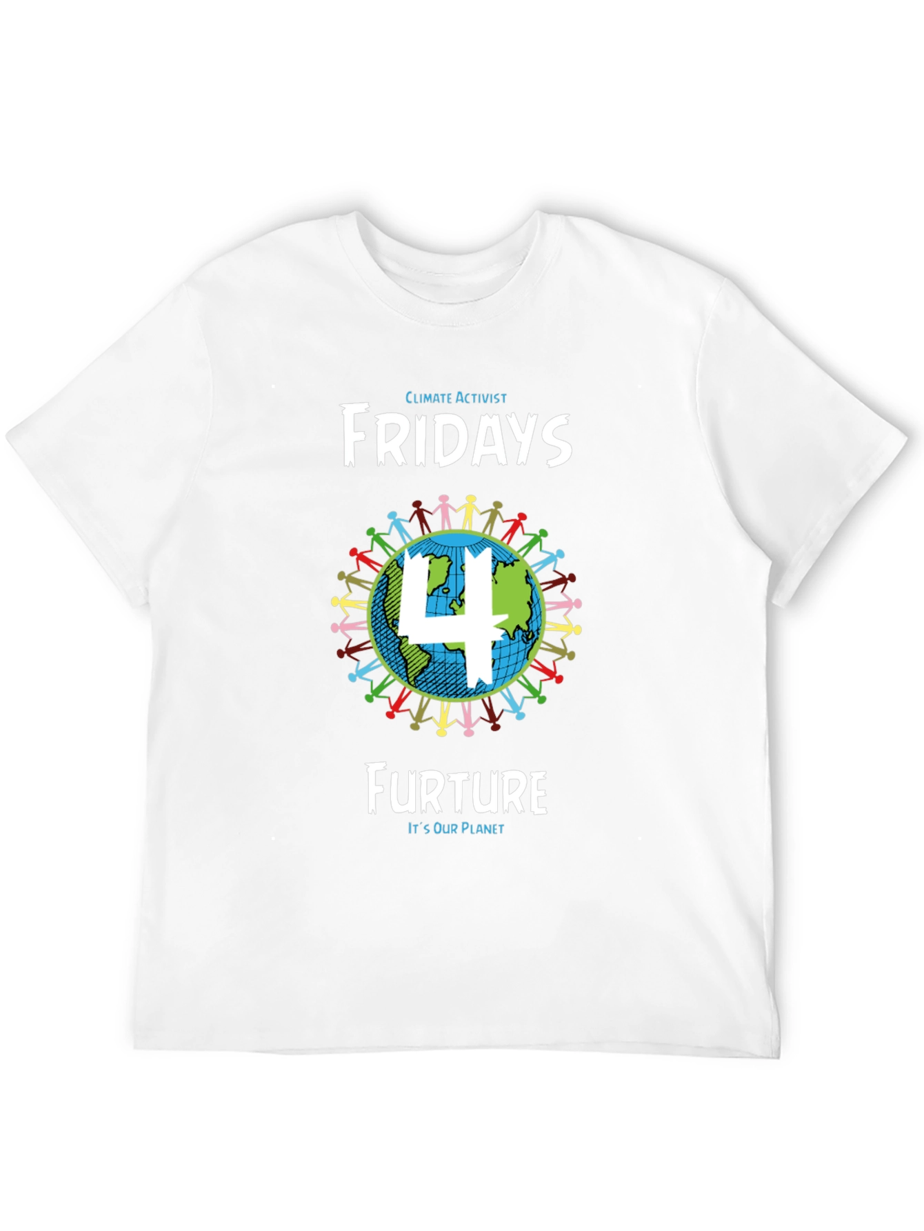 Climate Activist Fridays 4 Future Black T-Shirt