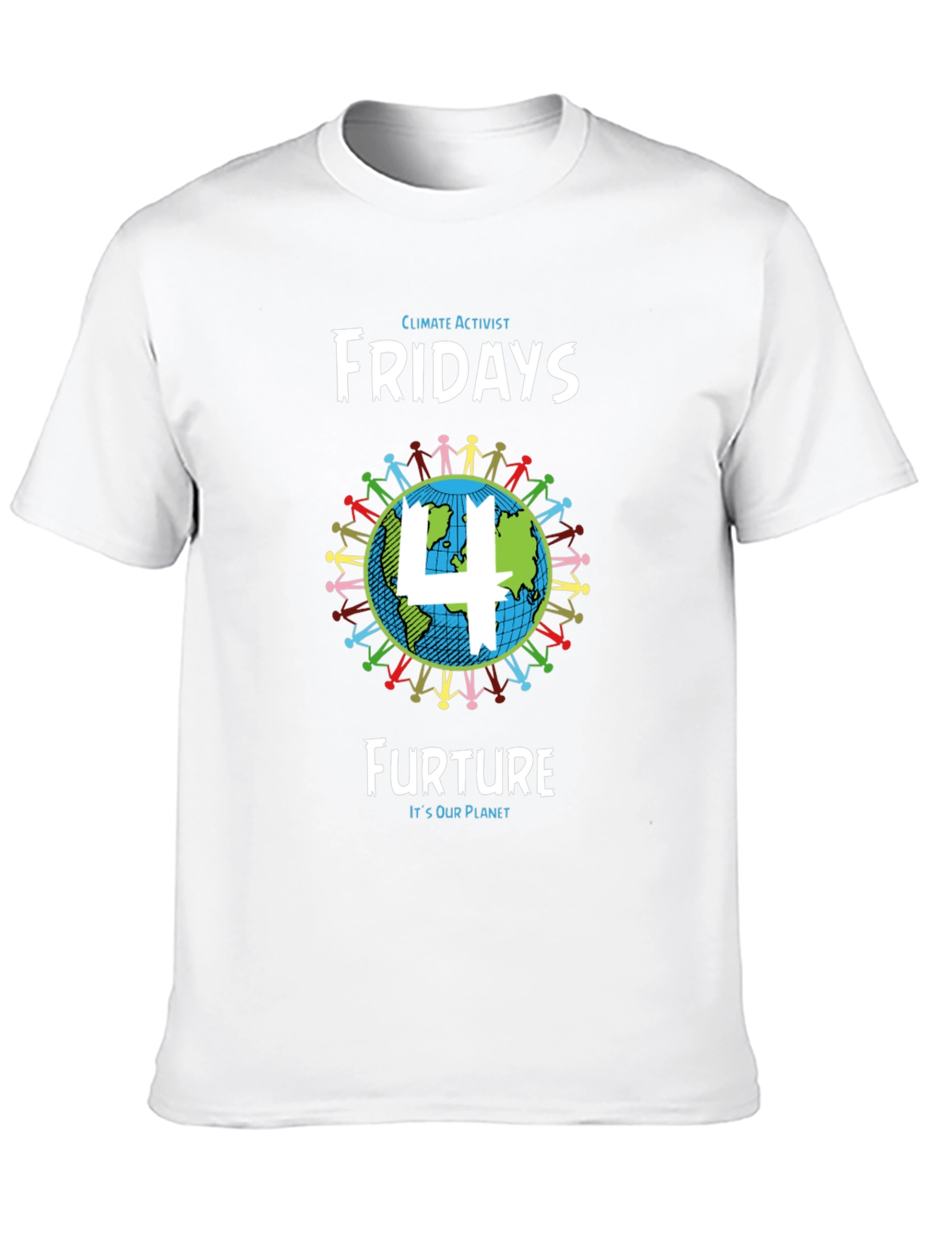Climate Activist Fridays 4 Future Black T-Shirt