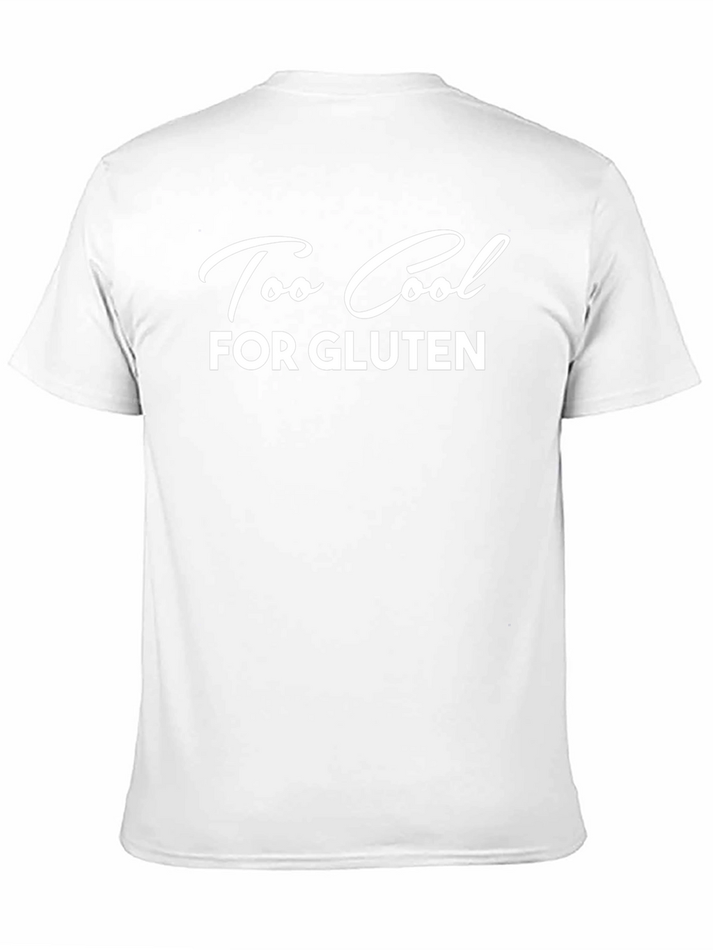 Too Cool For Gluten Black Graphic T-Shirt