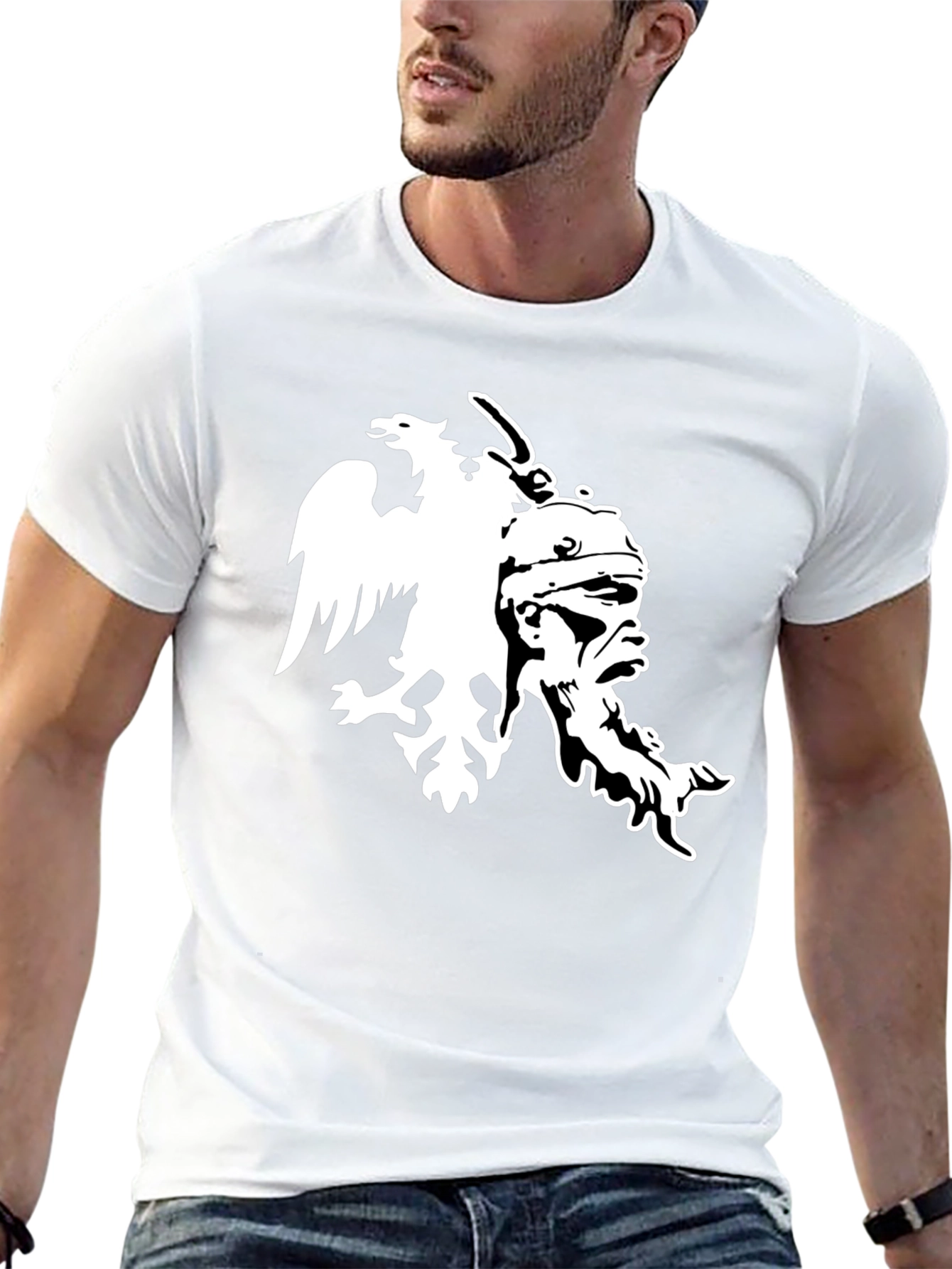 Roman Legion Eagle T-Shirt - Black