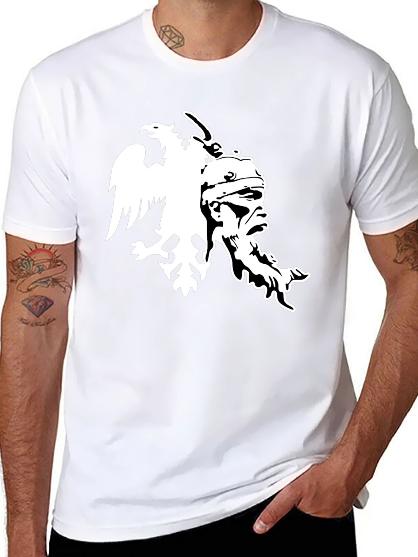 Roman Legion Eagle T-Shirt - Black