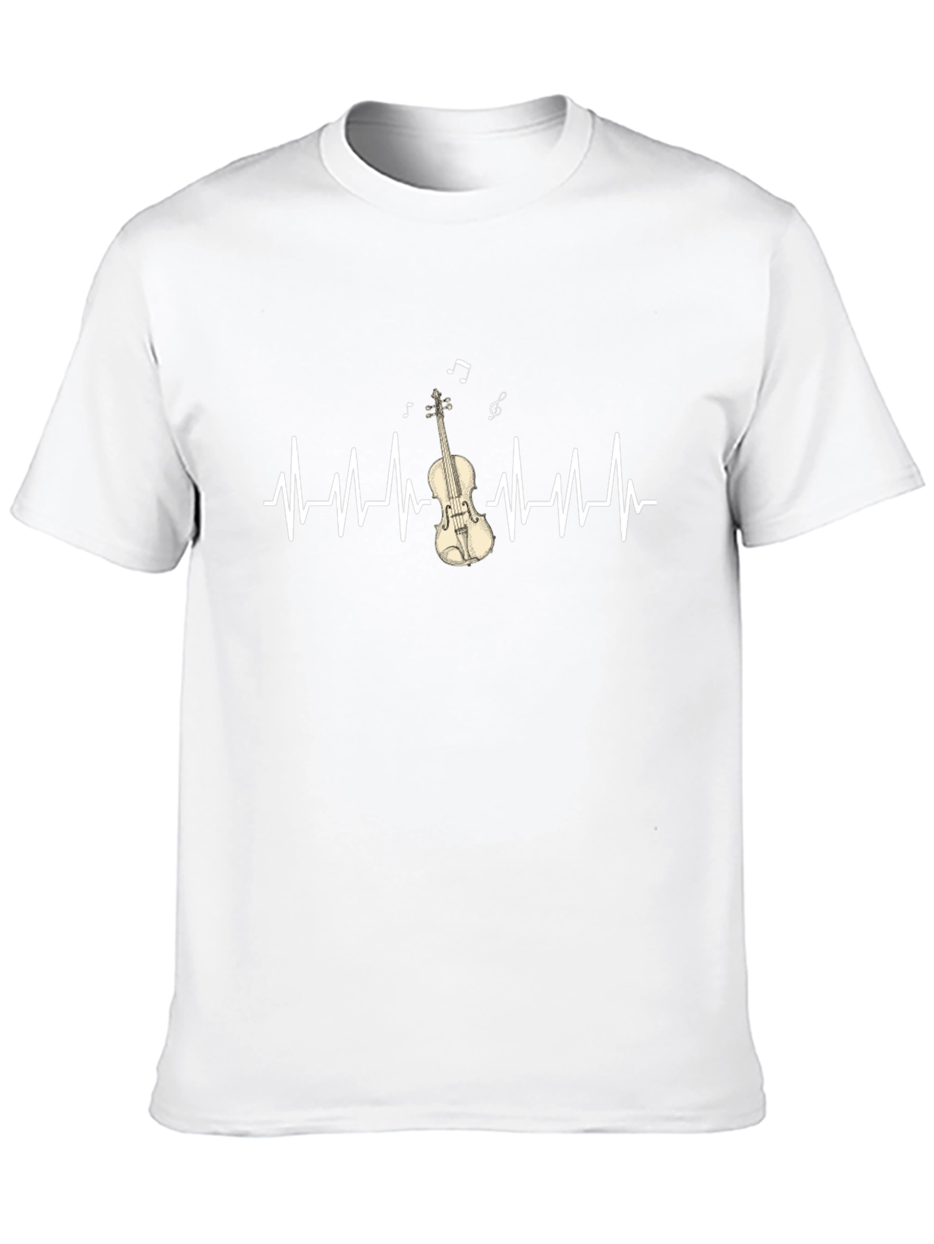 Violin Heartbeat T-Shirt - Musicians Tee