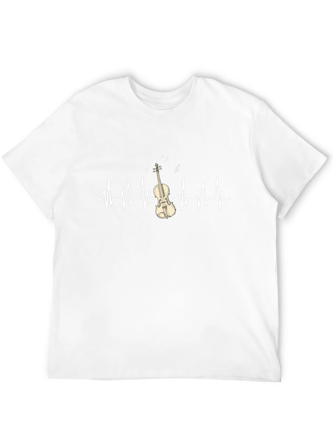 Violin Heartbeat T-Shirt - Musicians Tee