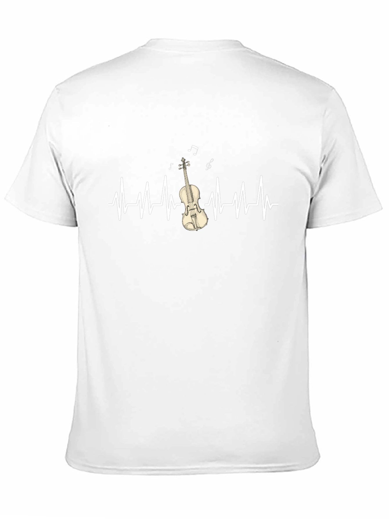 Violin Heartbeat T-Shirt - Musicians Tee